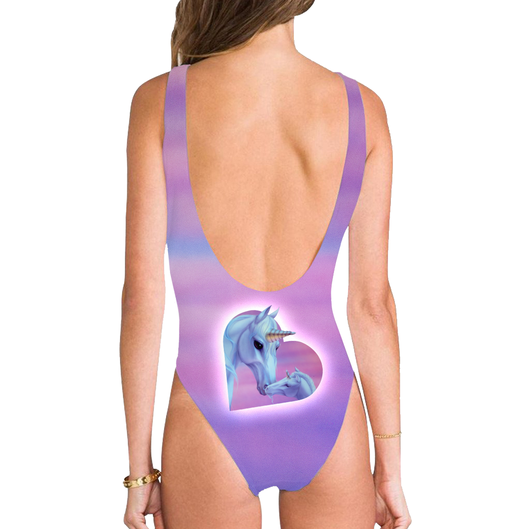 Tender Moment High Legged One Piece Swimsuit