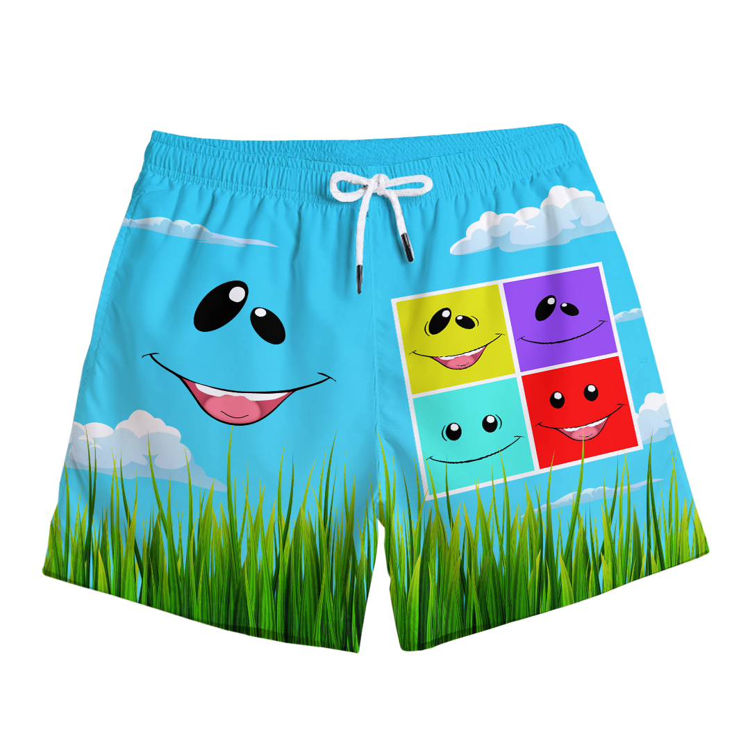 Face Jr. Swim Trunks