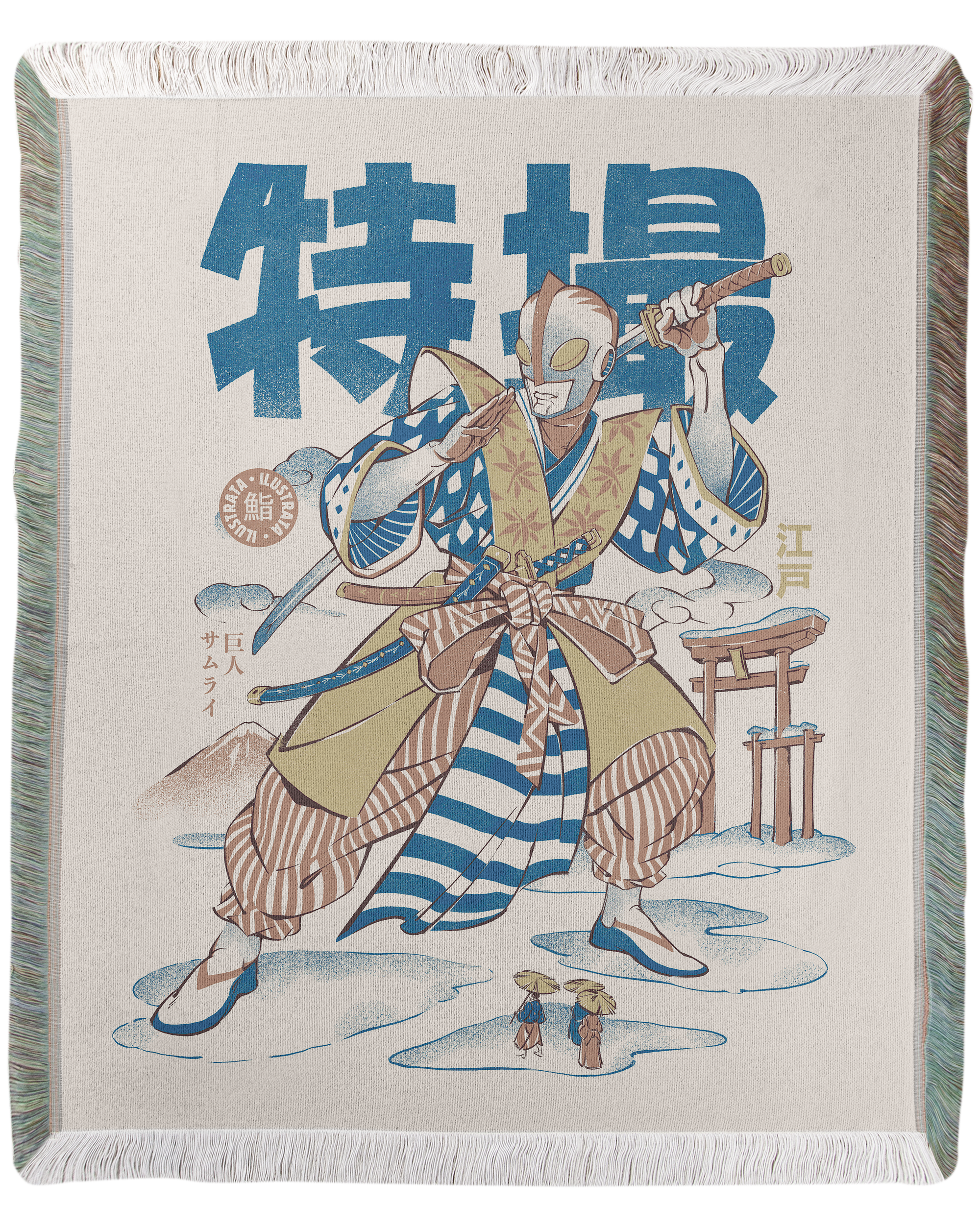 Tokusatsu Edo Woven Blanket