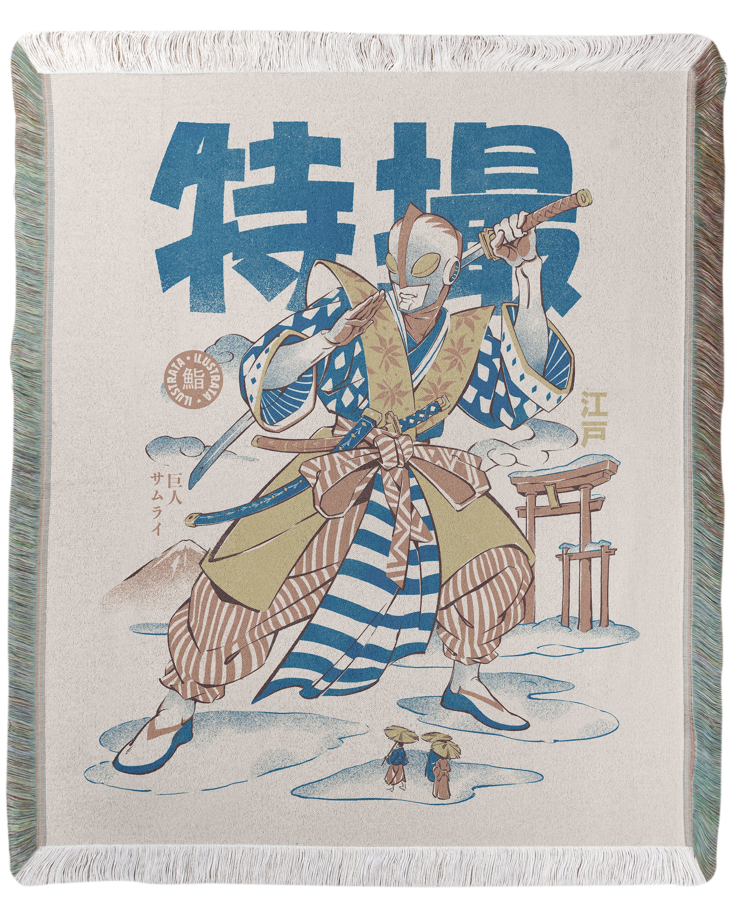 Tokusatsu Edo Woven Blanket