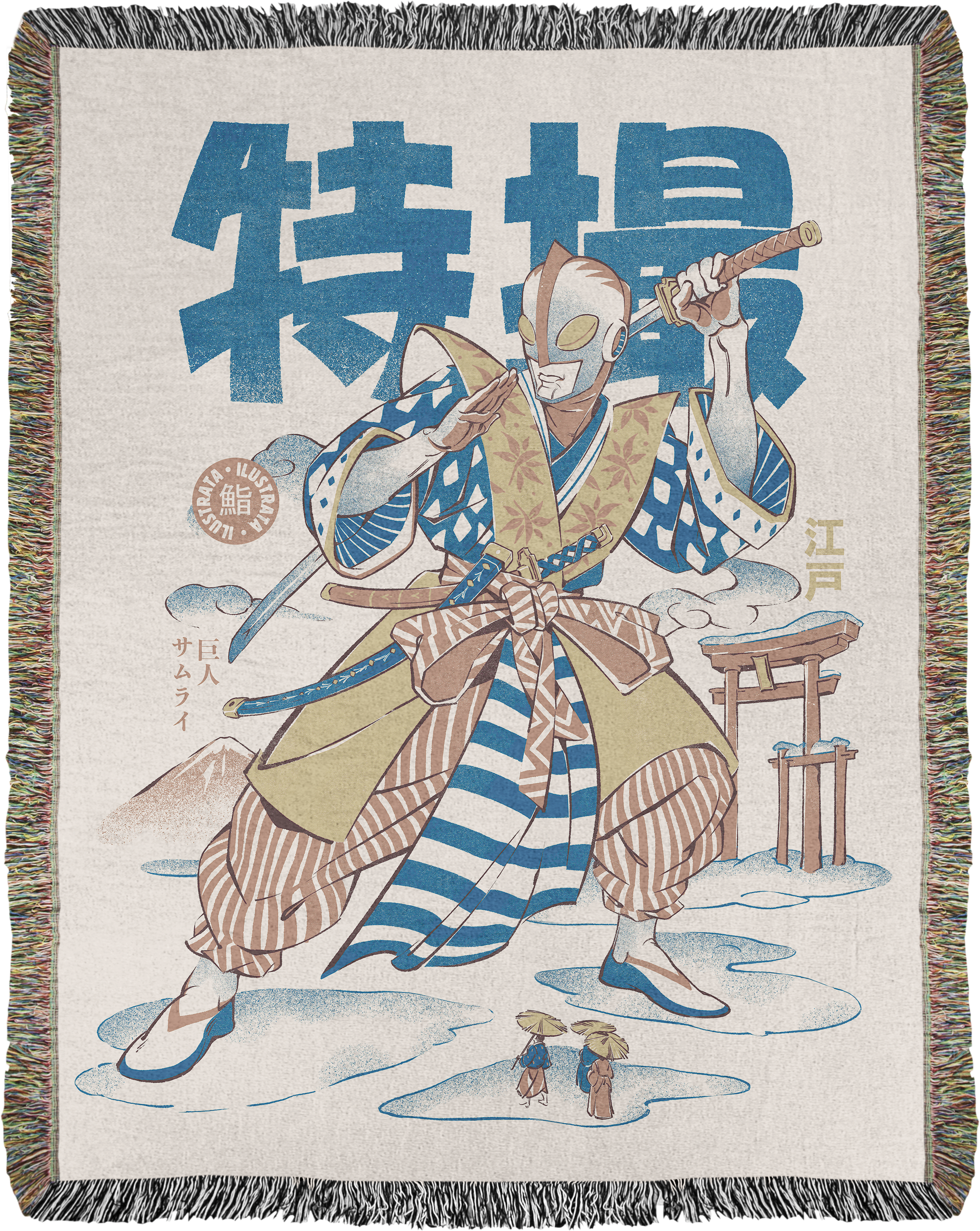 Tokusatsu Edo Woven Blanket