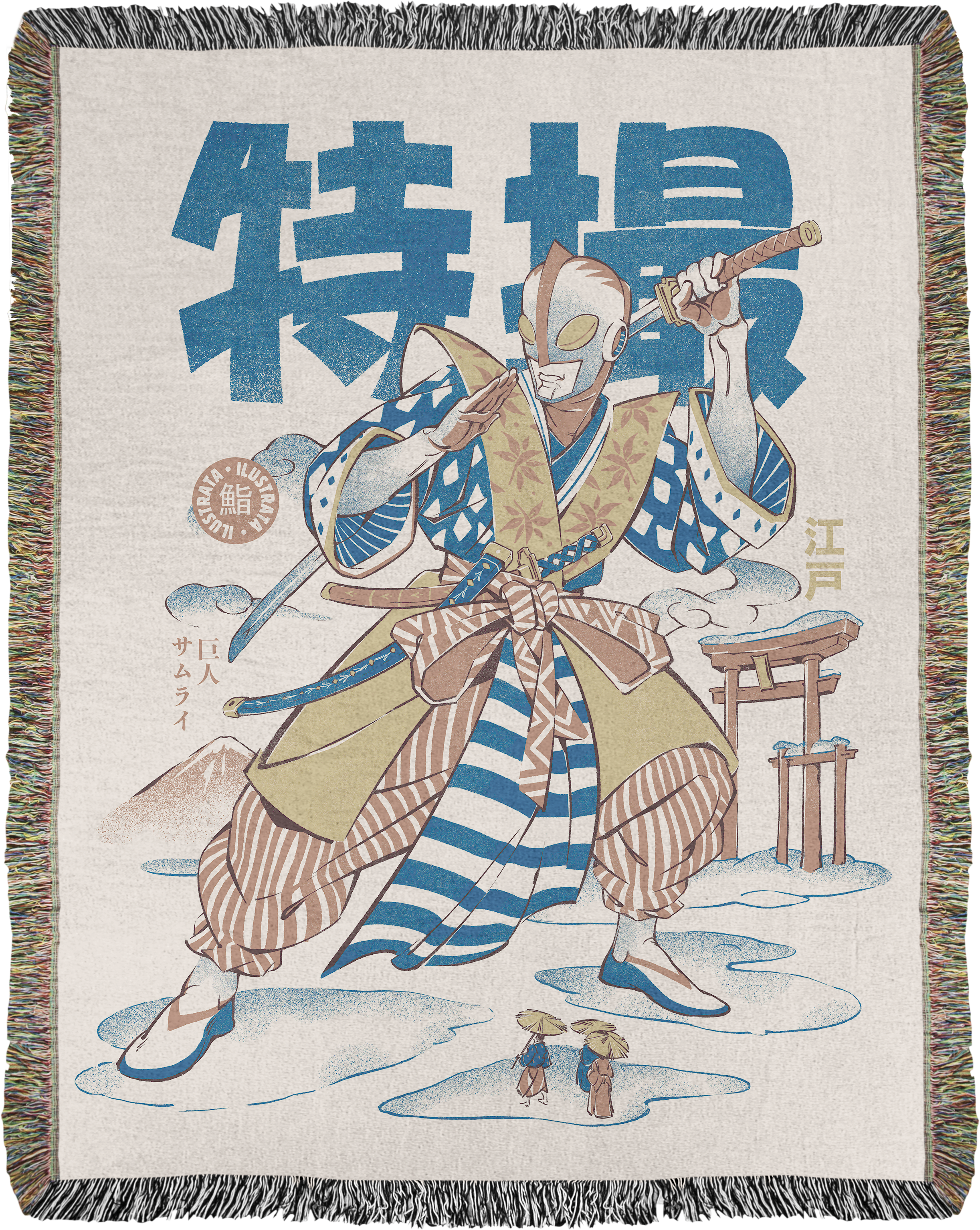 Tokusatsu Edo Woven Blanket