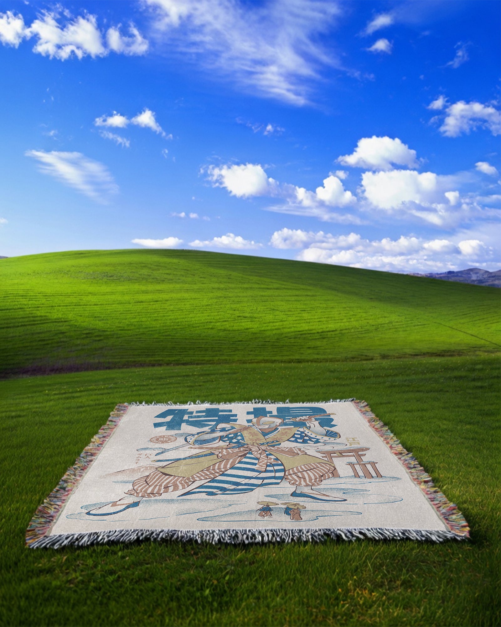 Tokusatsu Edo Woven Blanket