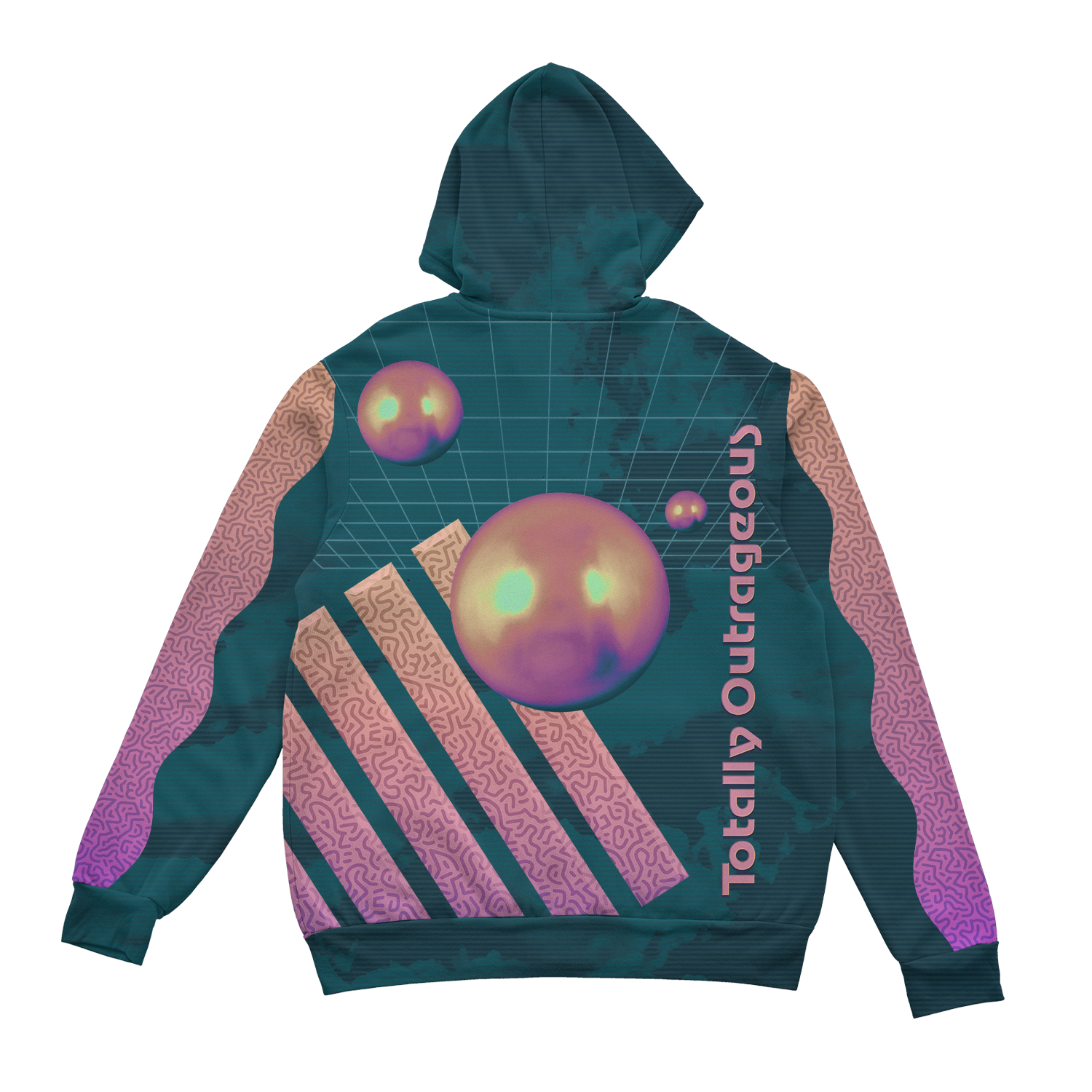 Totally Outrageous Zip Up Hoodie