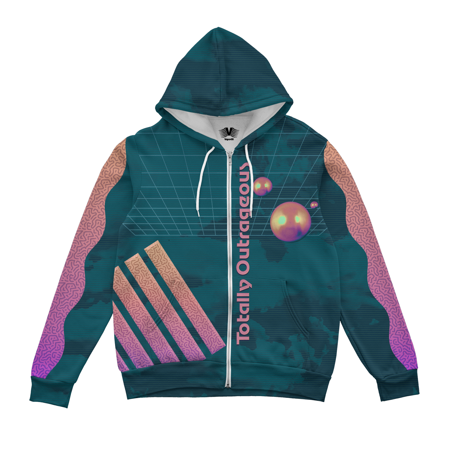 Totally Outrageous Zip Up Hoodie