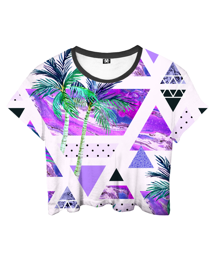 Tropical Angles Crop Top – Vapor95