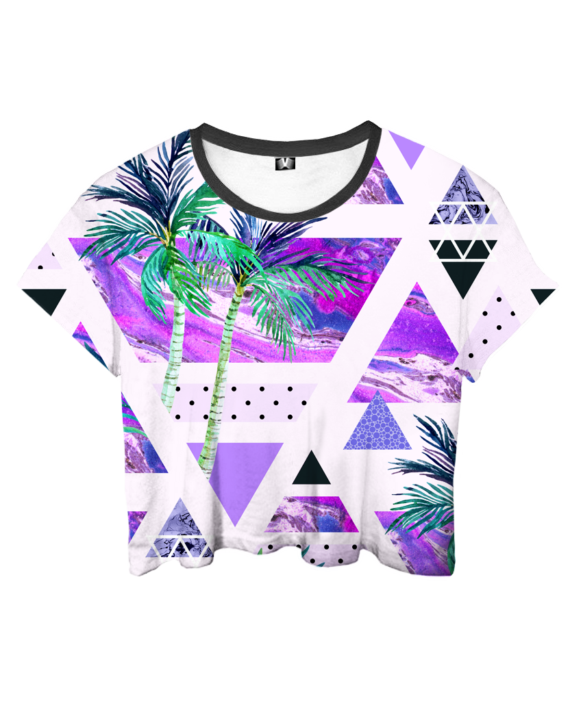 Tropical Angles Crop Top