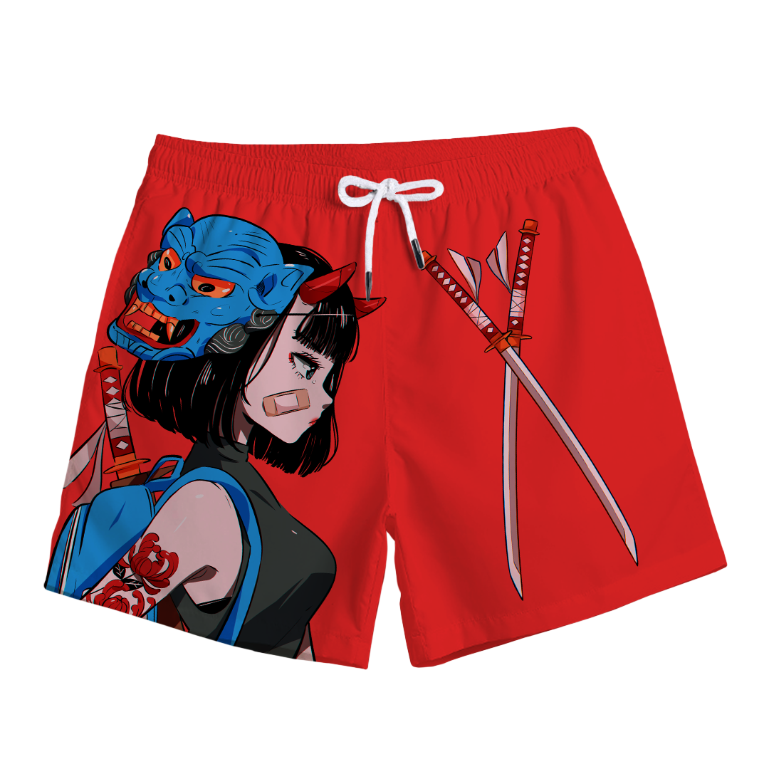 Death Of Me Swim Trunks