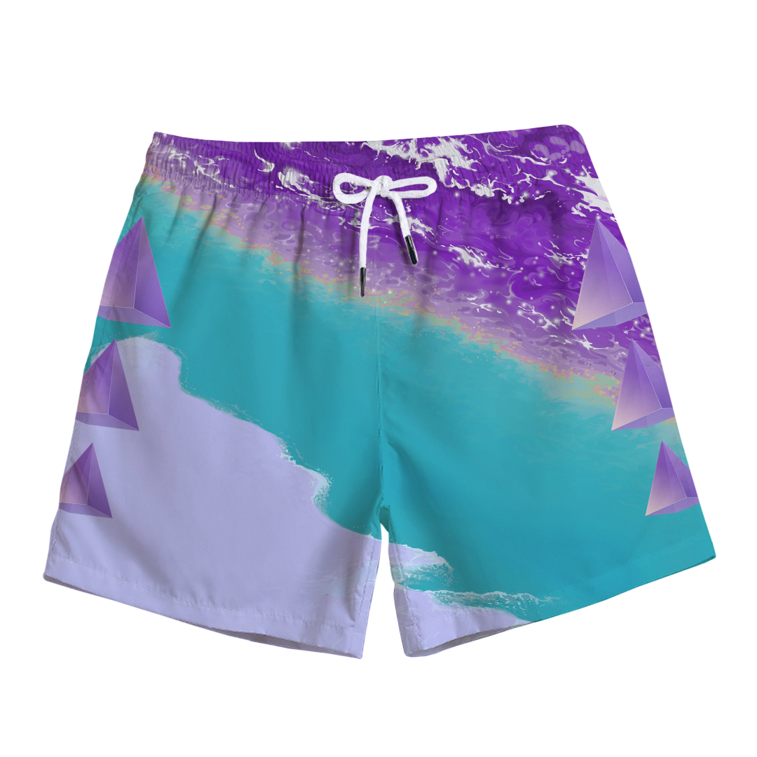 Frequency Modulation Swim Trunks