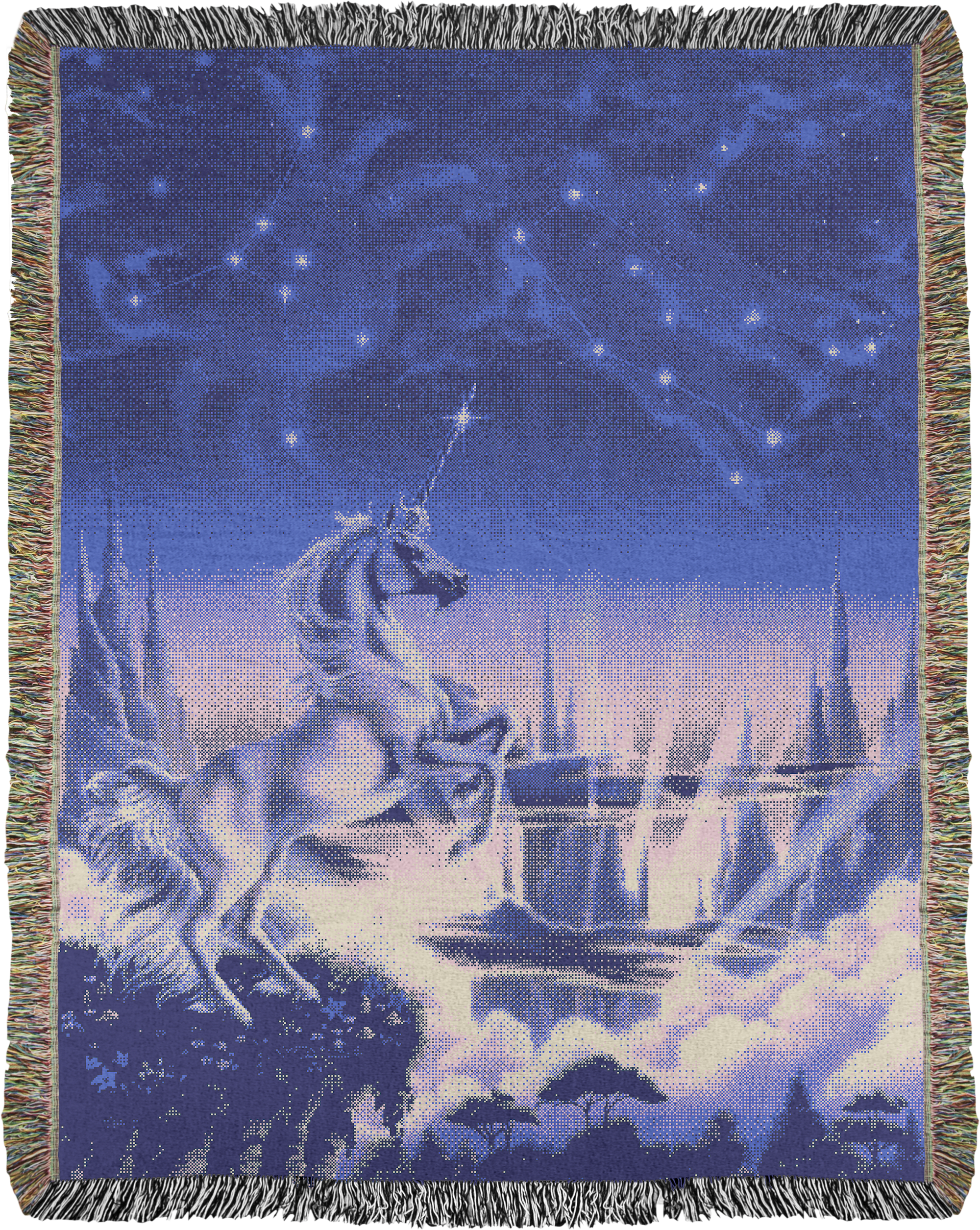 Unicorn's Edge Woven Blanket