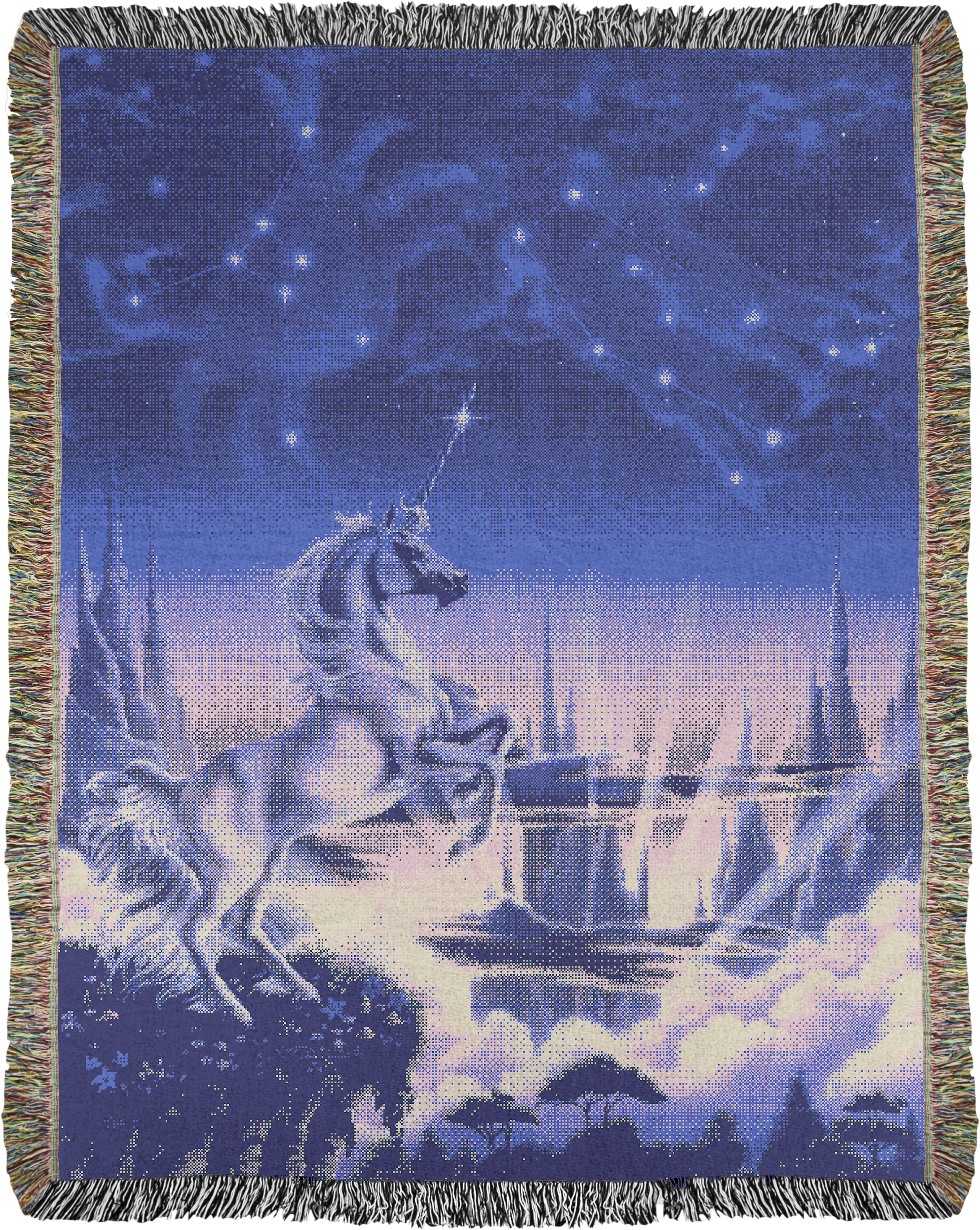 Unicorn's Edge Woven Blanket