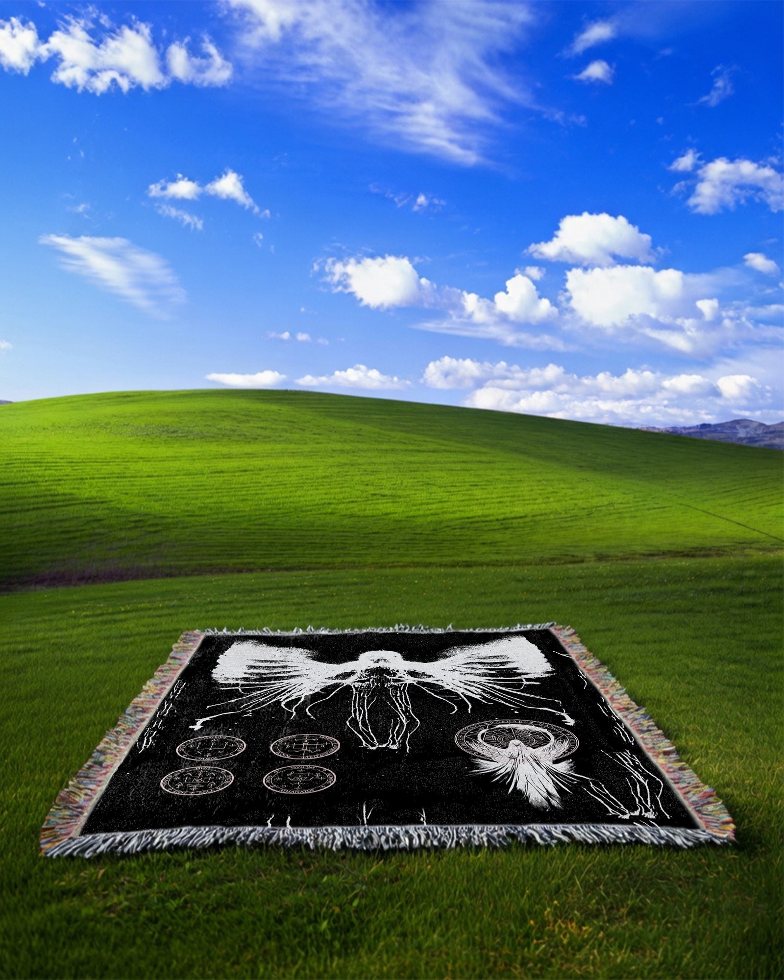 Unknown Prophecy Woven Blanket