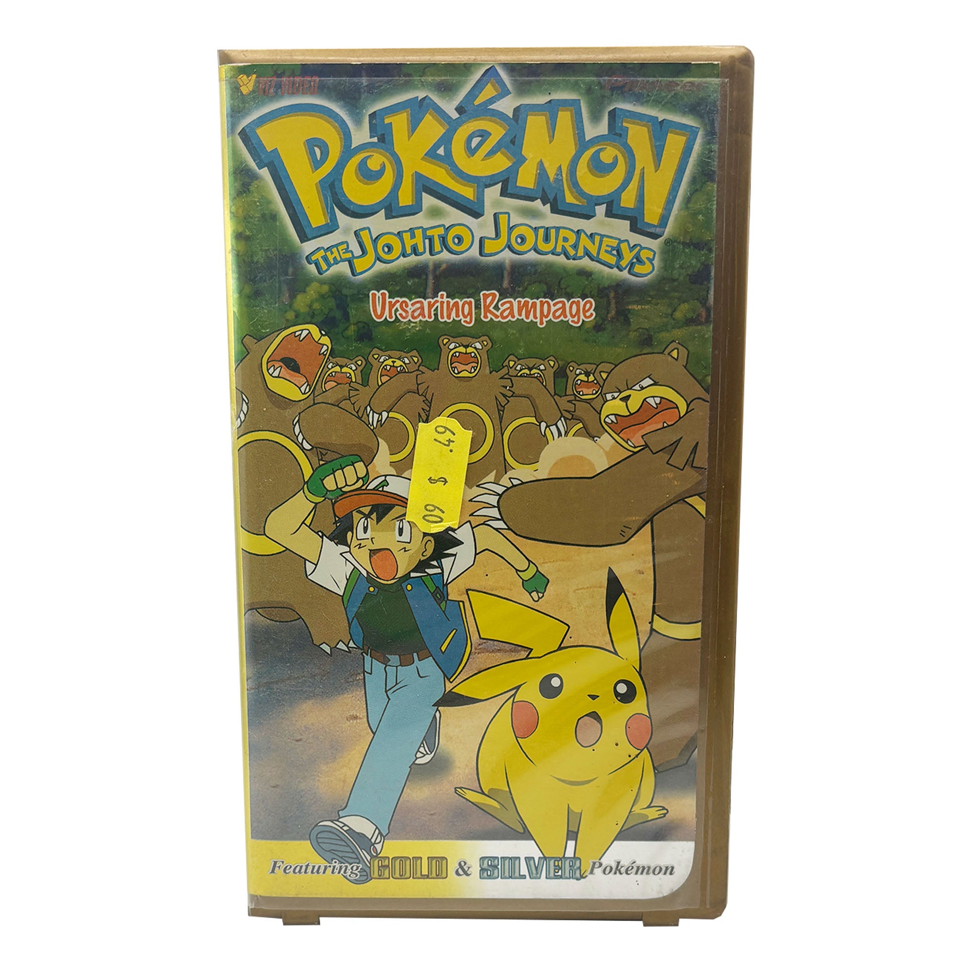 Pokemon Johto Journeys Ursaring Rampage VHS Tape