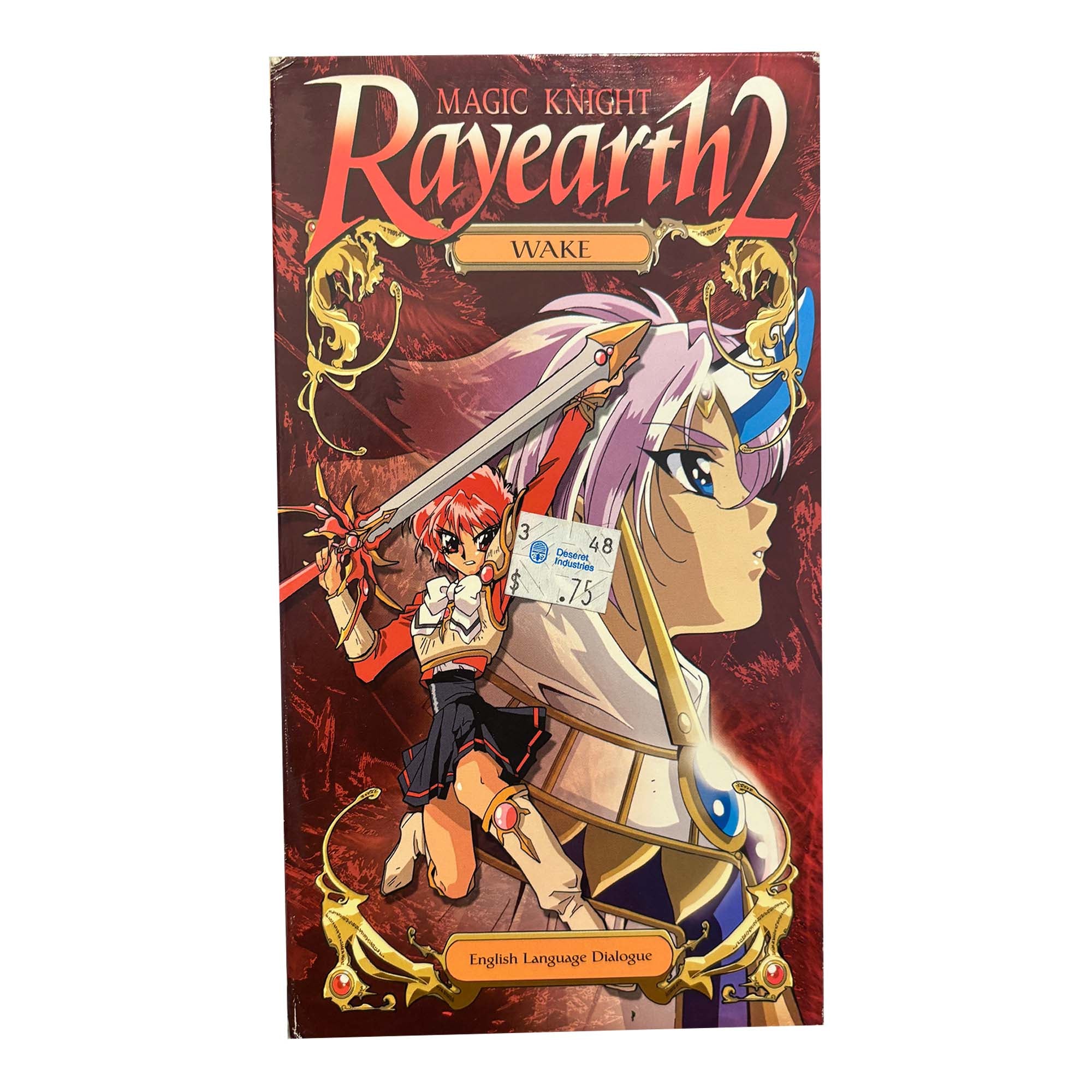 Magic Knight Rayearth 2 Wake VHS Tape