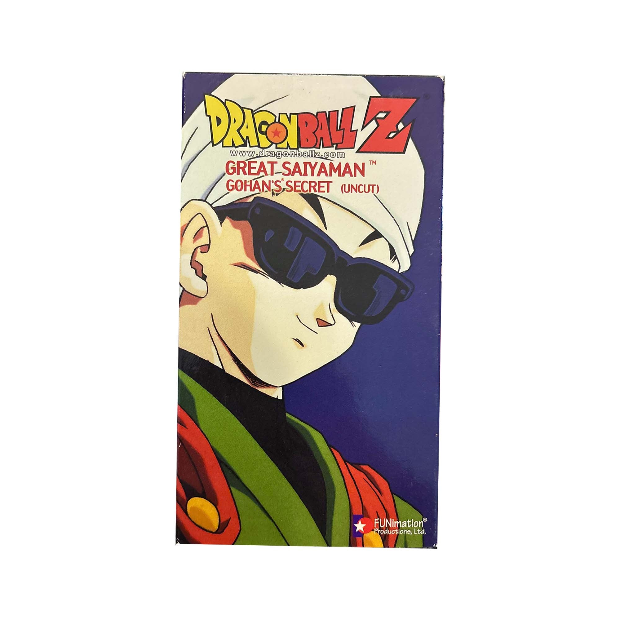 Dragon Ball Z Great Saiyaman Gohan's Secret Uncut VHS Tape