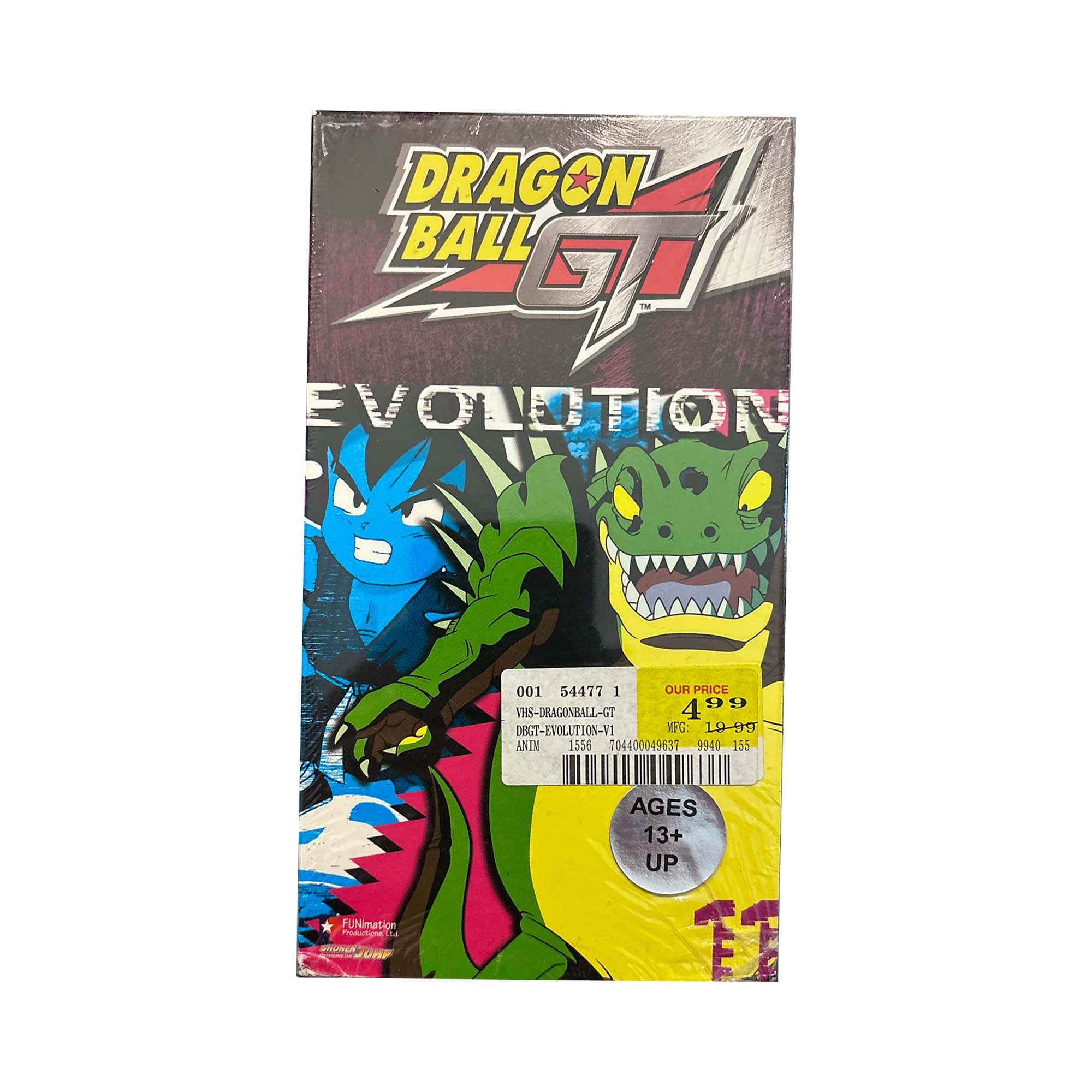 Dragon Ball GT Evolution VHS Tape