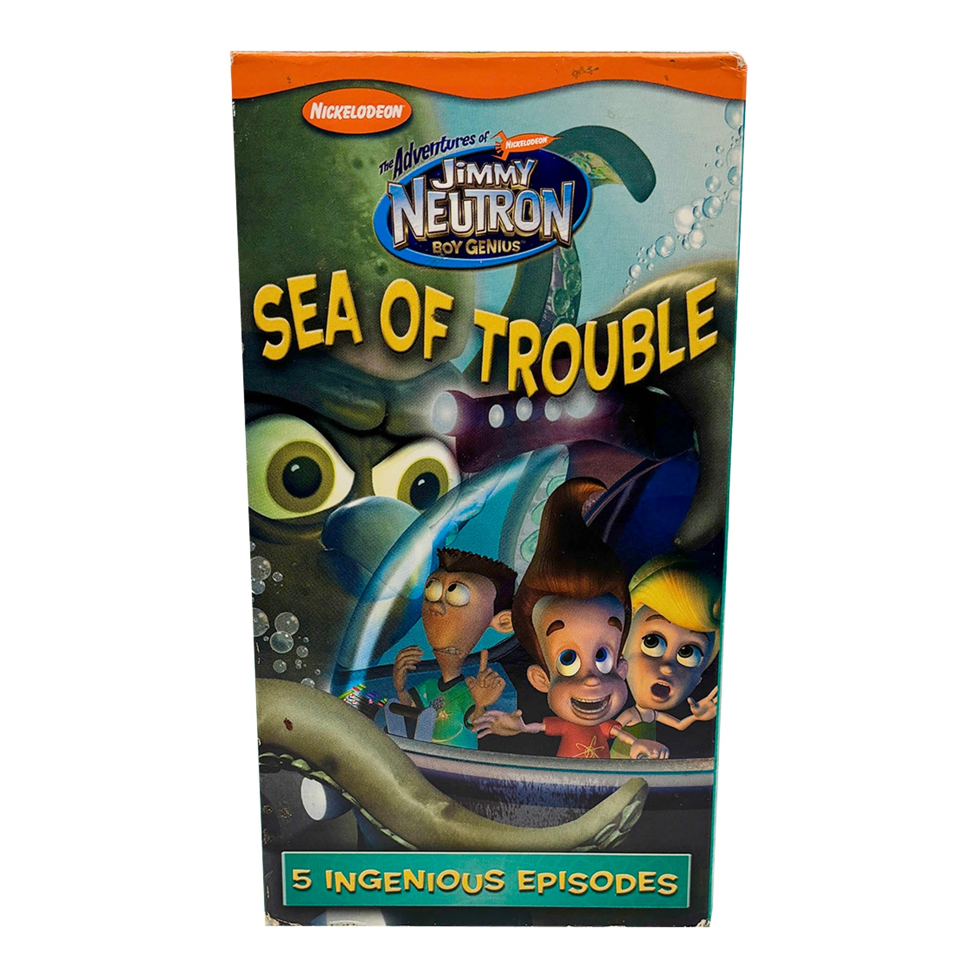 Jimmy Neutron Sea of Trouble VHS Tape