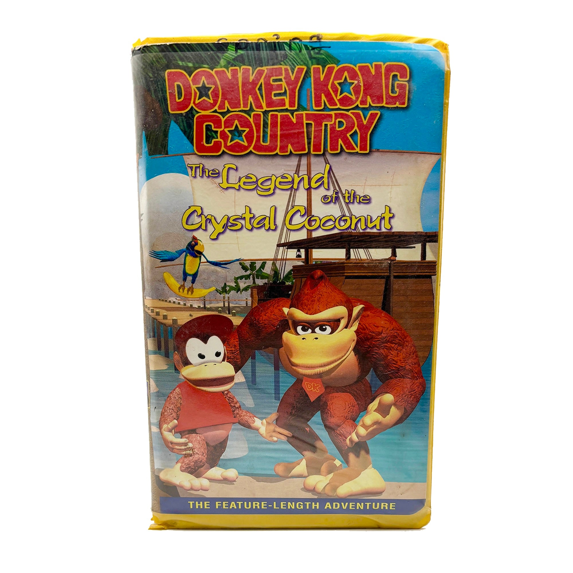 Donkey Kong Country Legend of the Crystal Coconut VHS Tape
