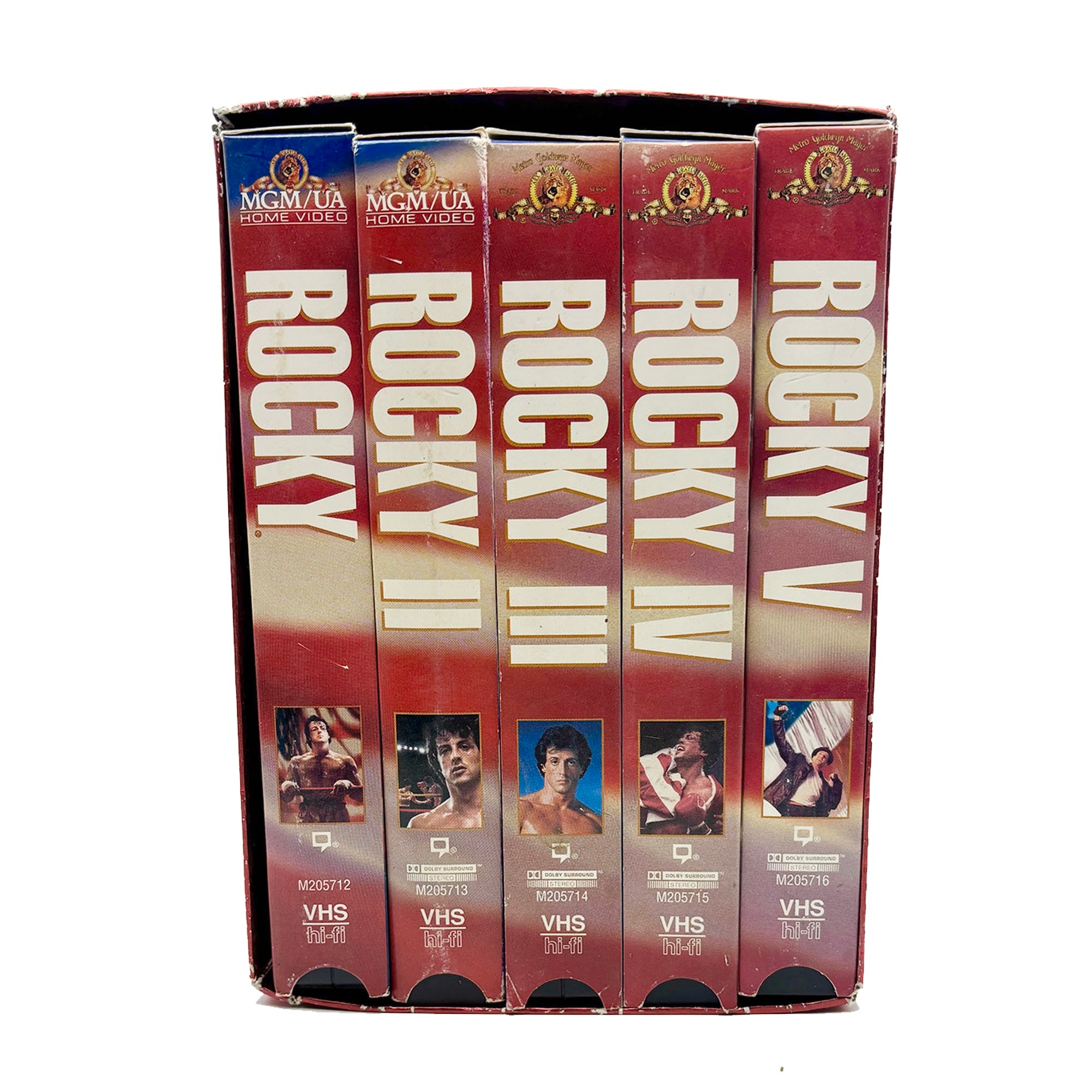 Rocky Movie Collection VHS Tape Box Set