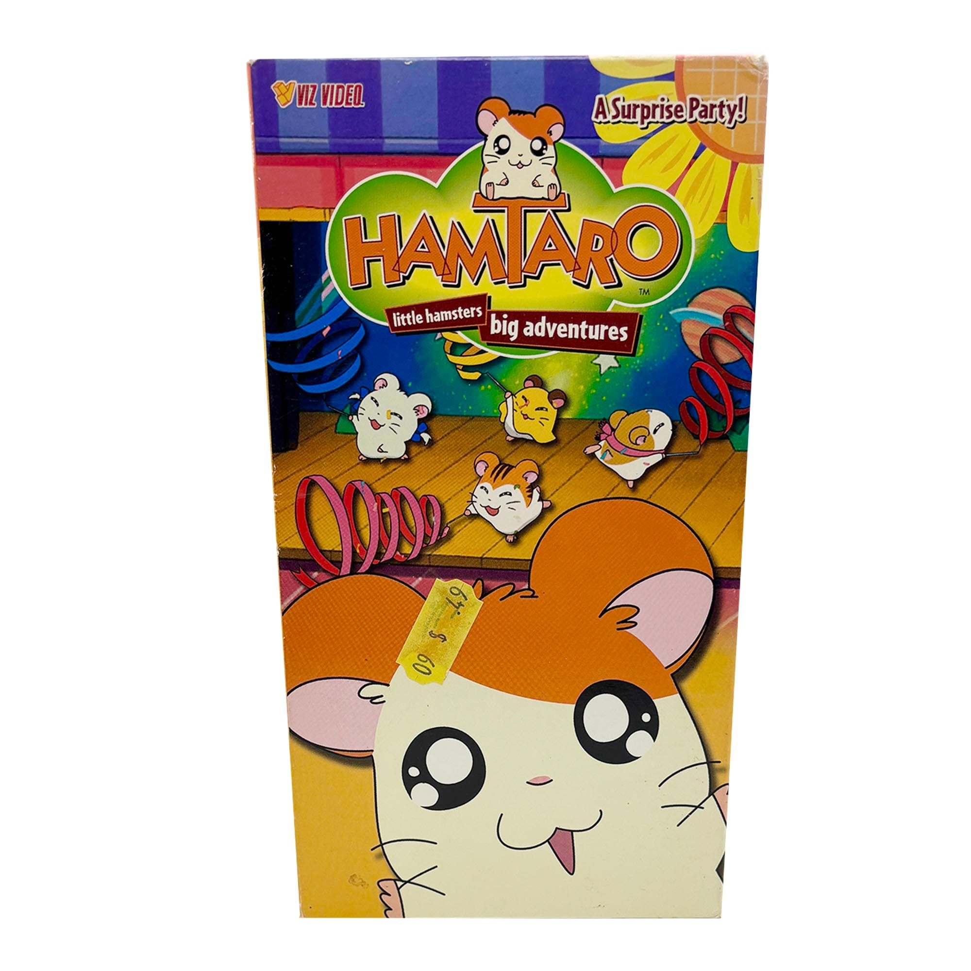 Hamtaro Surprise Party VHS Tape