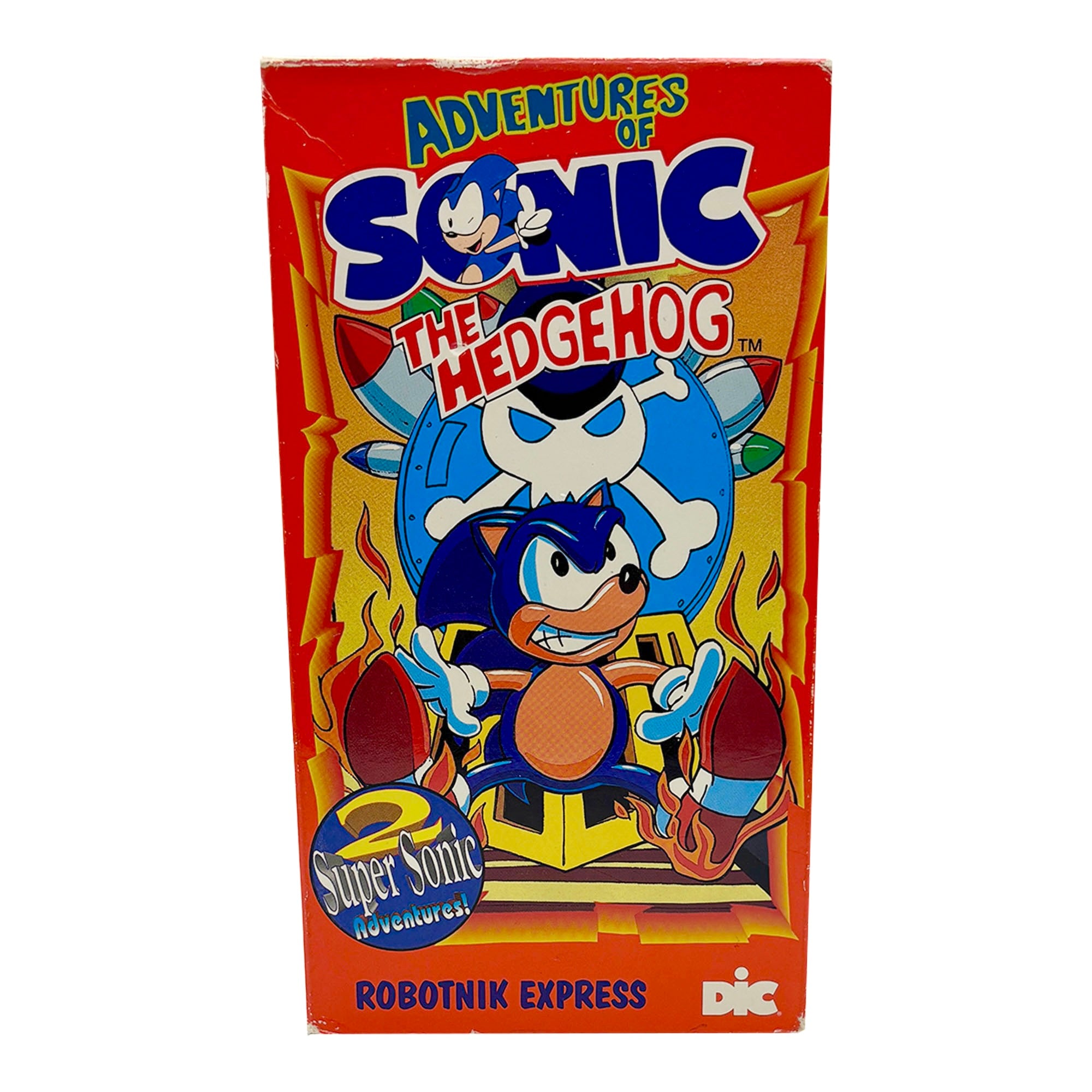 Adventures of Sonic the Hedgehog VHS Tape