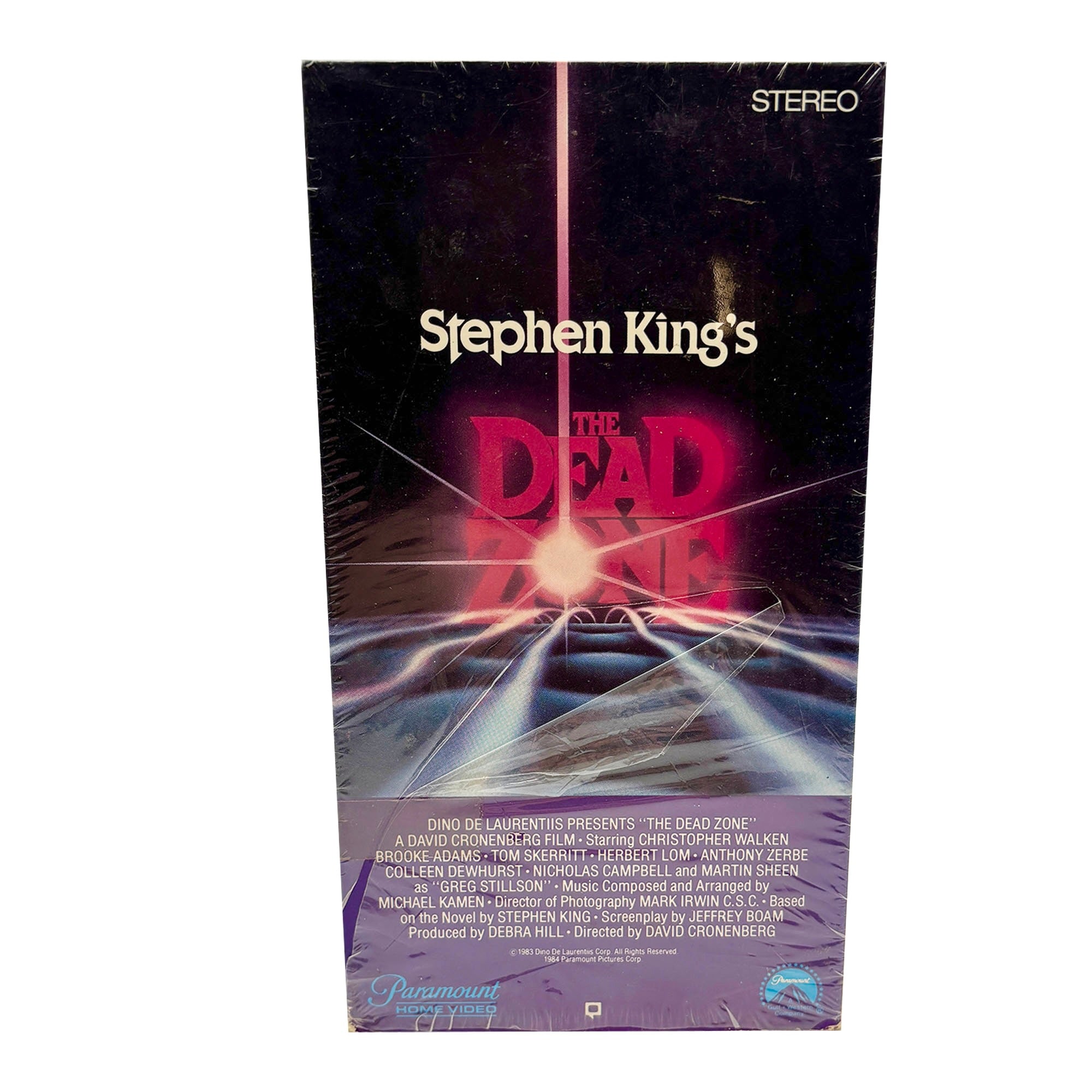 Dead Zone VHS Tape