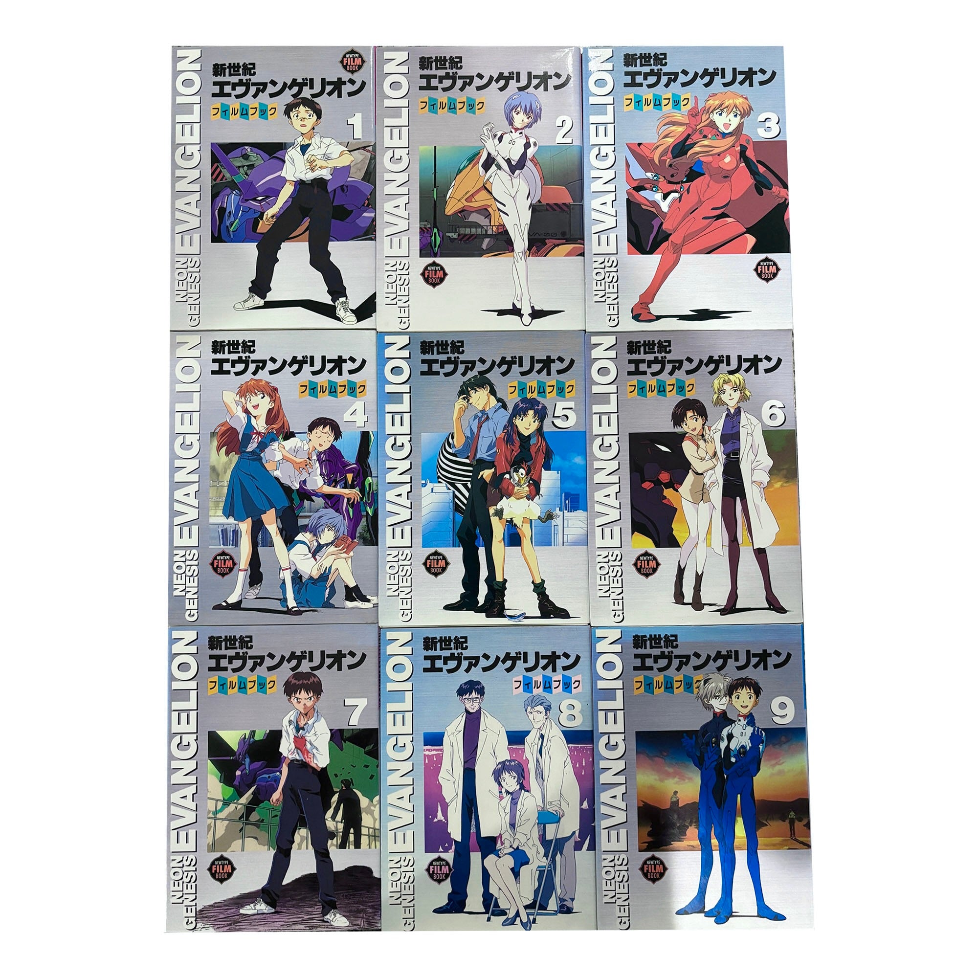 Neon Genesis Evagelion Newtype Film book Complete Art Book Set