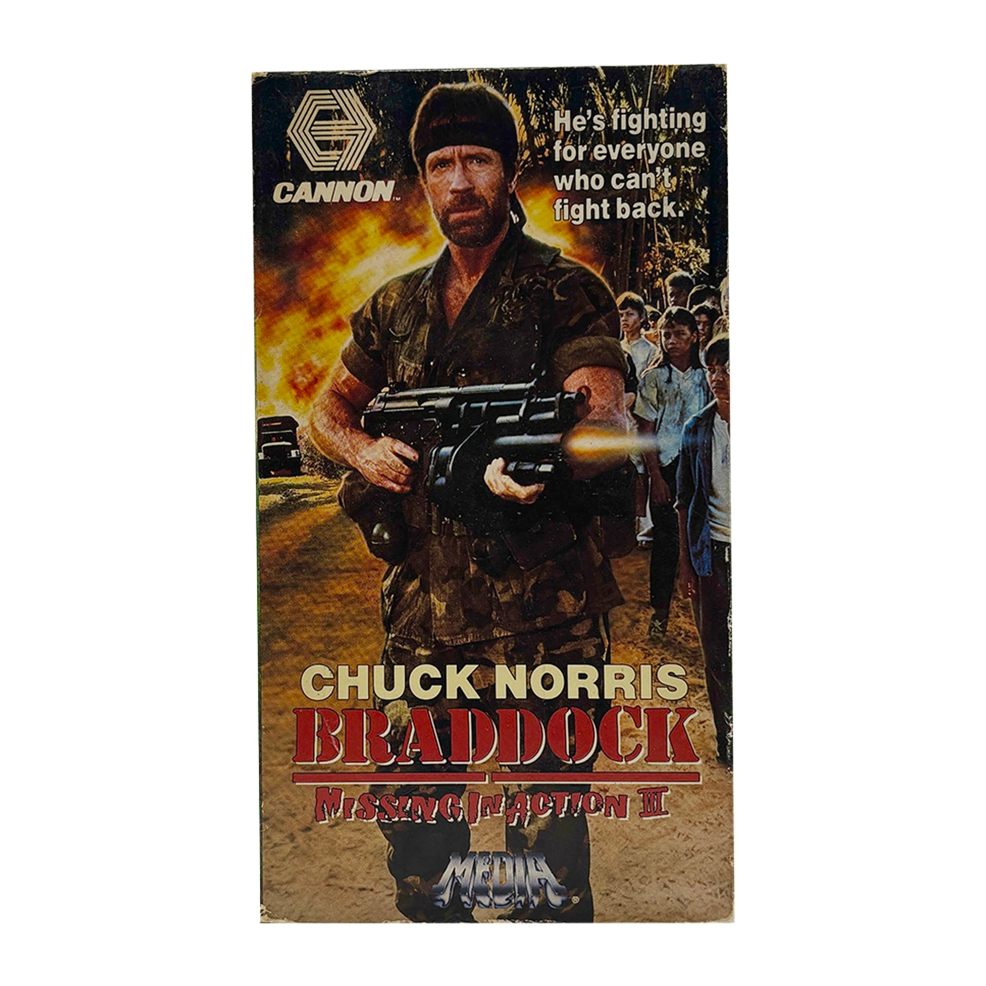 Braddock Missing in Action III VHS Tape