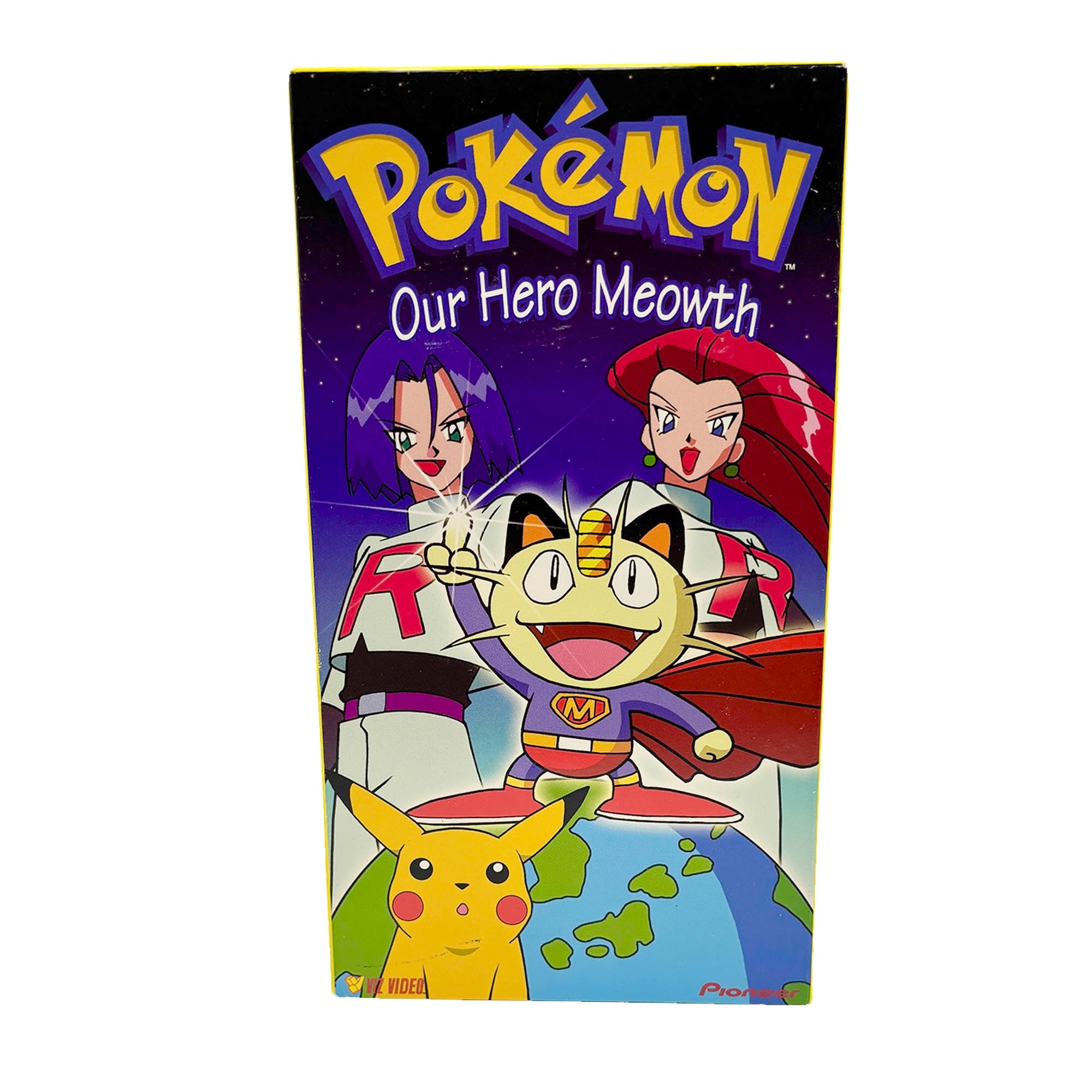 Pokemon Our Hero Meowth VHS Tape