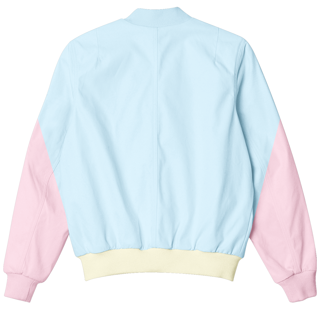 Pastel bomber shop jacket