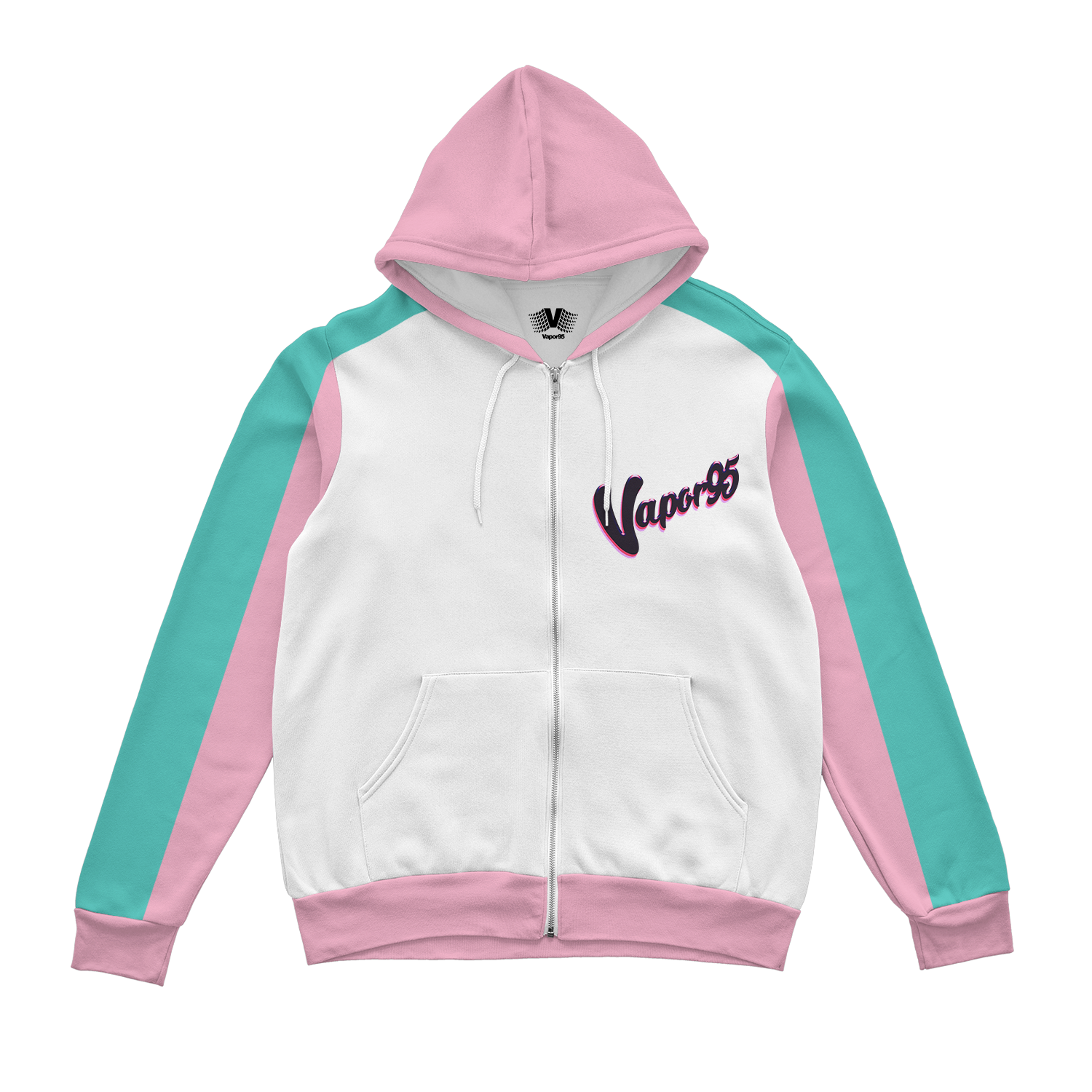 Miami 96 Zip Up Hoodie