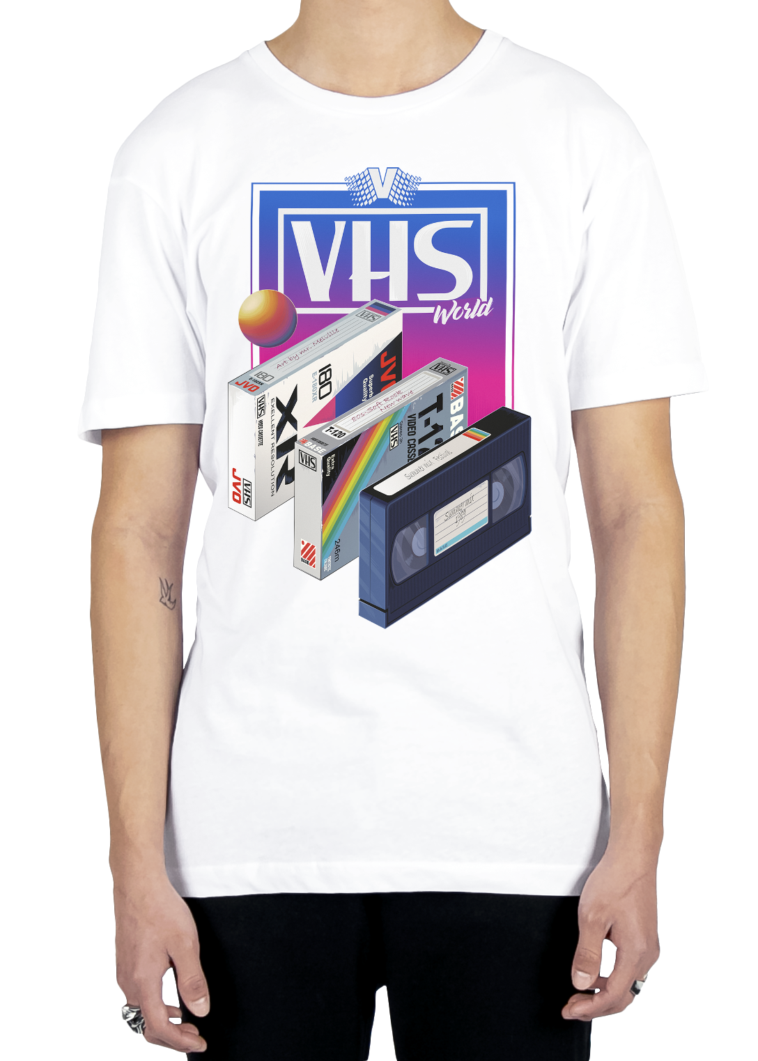 VHS World Tee – Vapor95 VHS World Tee – Vapor95