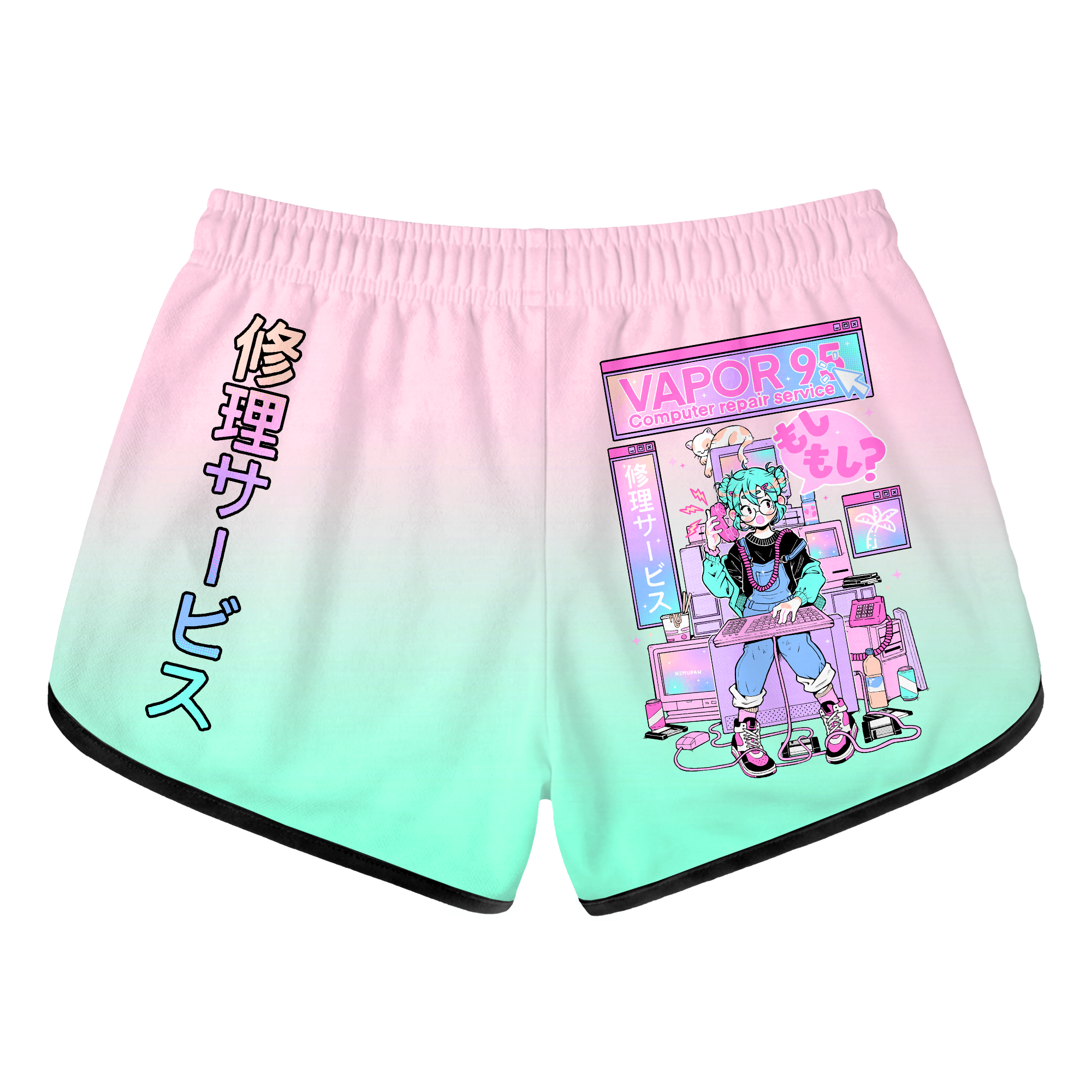 Vapor95 Repair Service Retro Shorts