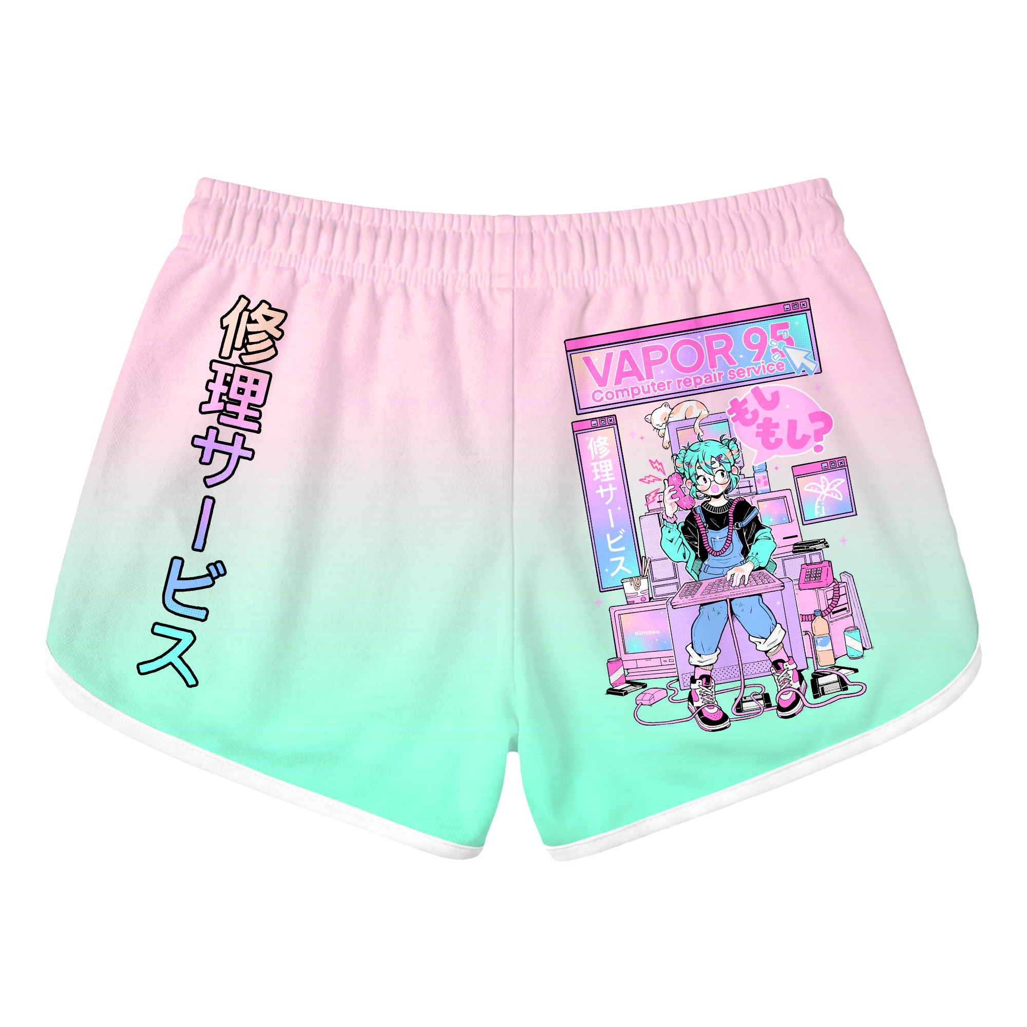 Vapor95 Repair Service Retro Shorts