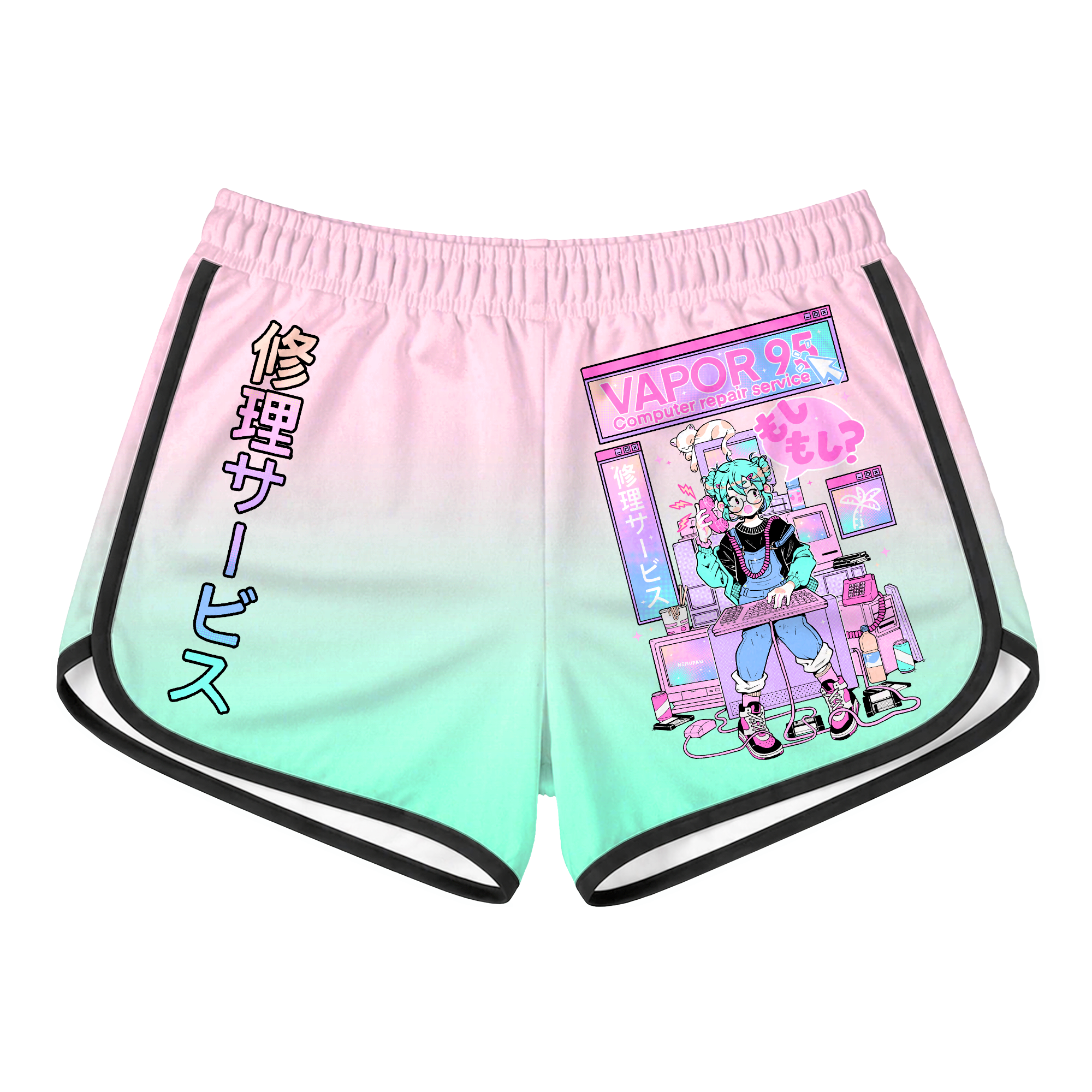Vapor95 Repair Service Retro Shorts