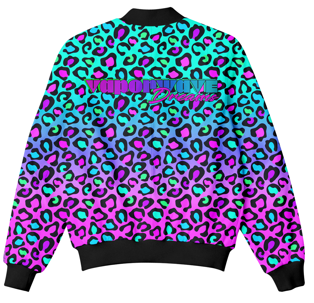 Vaporwave Dreams Bomber Jacket