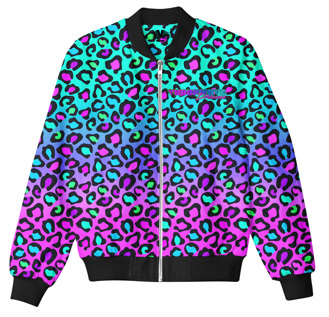 Vaporwave Dreams Bomber Jacket