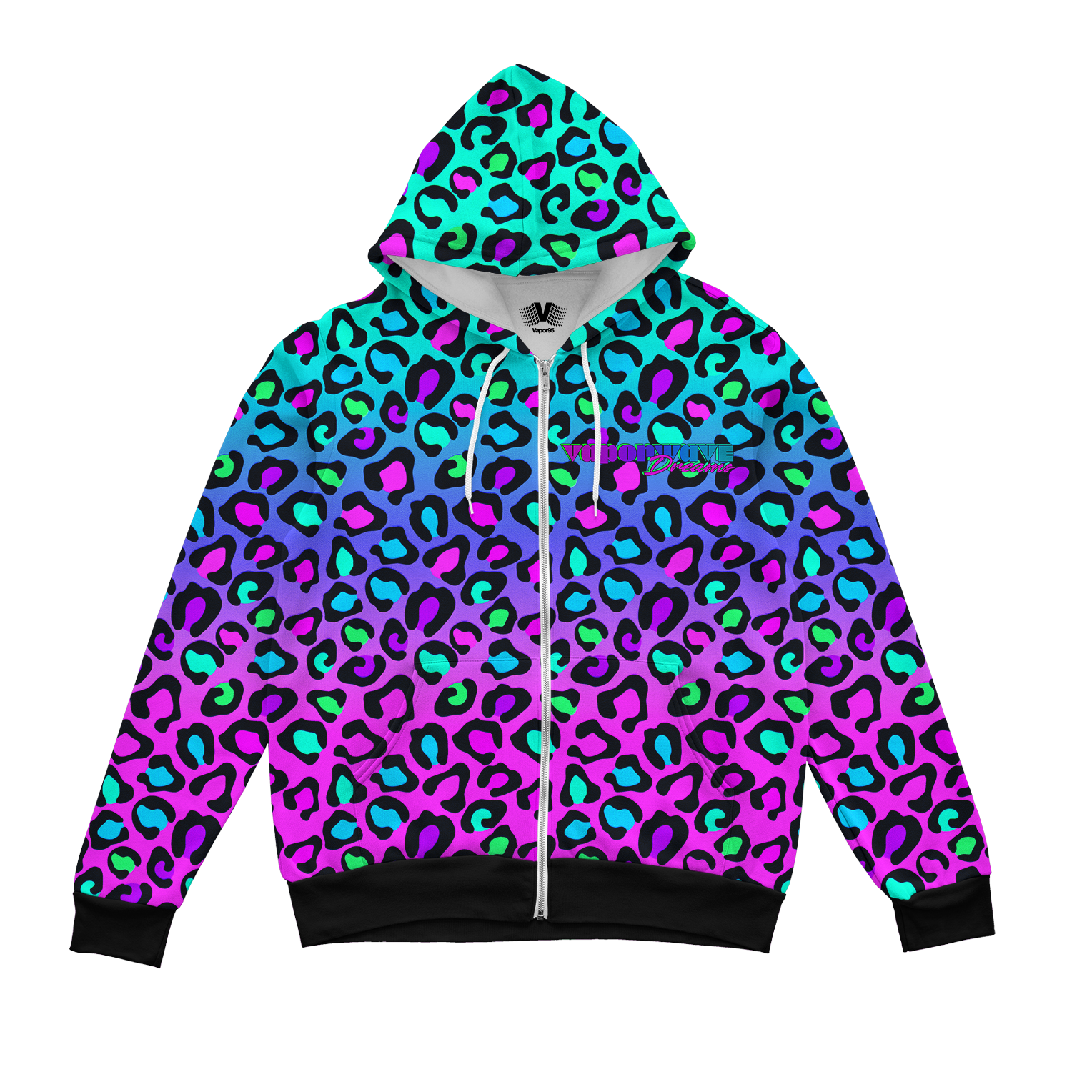 Vaporwave Dreams Zip Up Hoodie