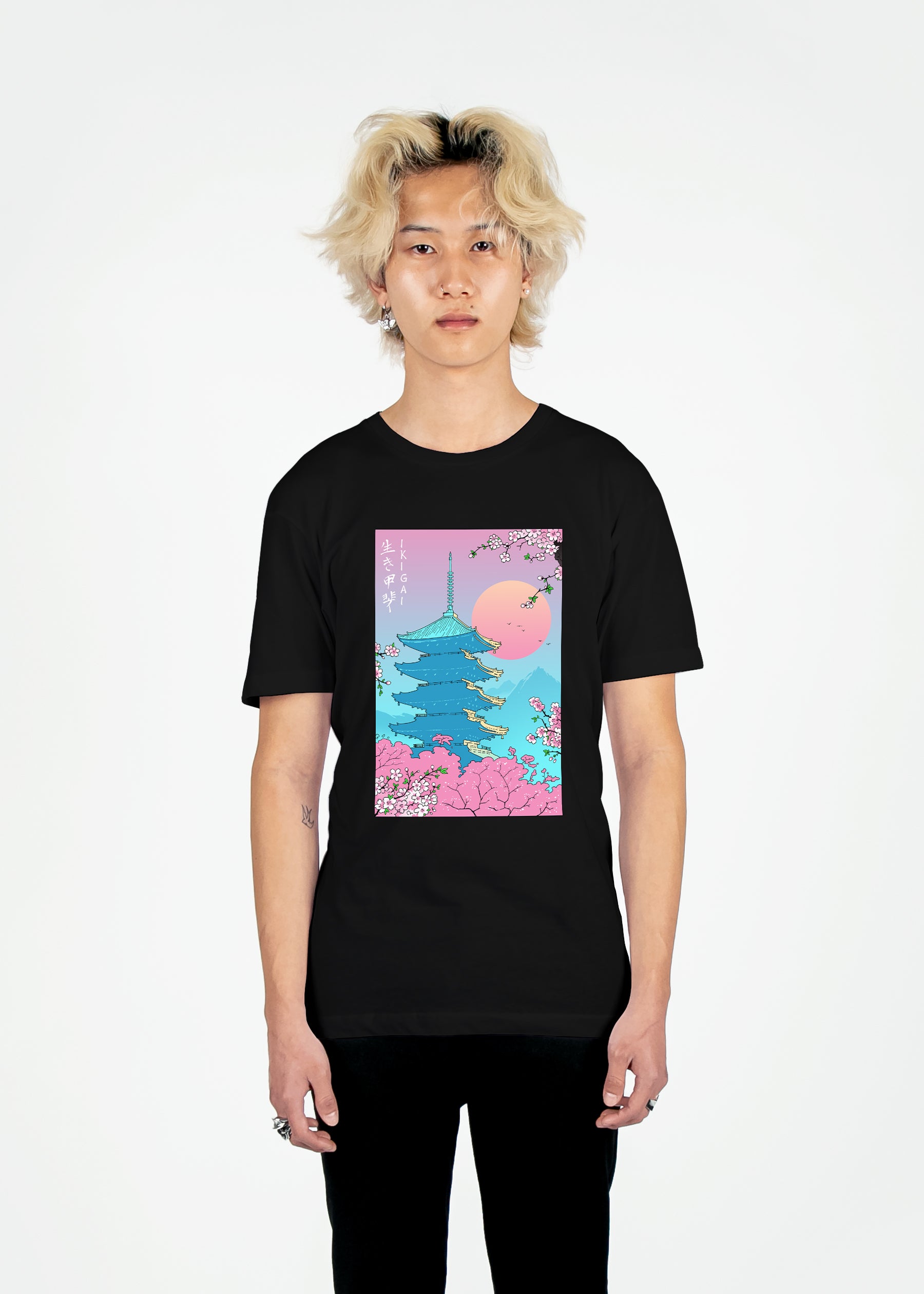 Vaporwave Pagoda Tee