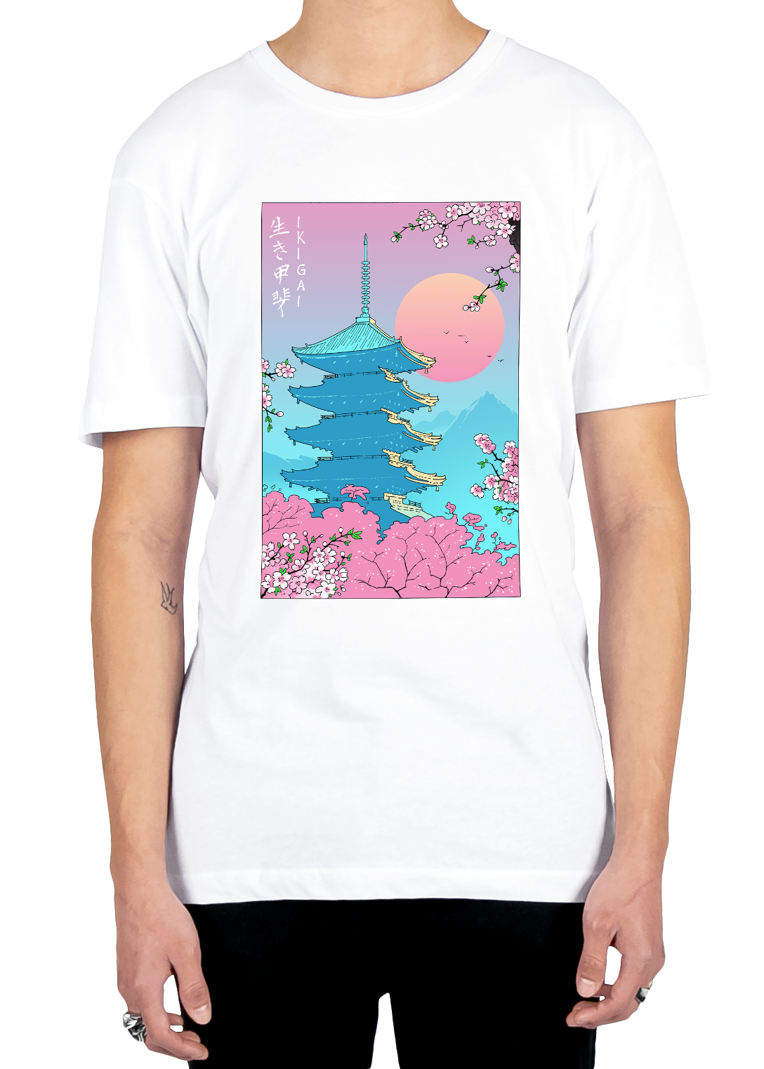 Vaporwave Pagoda Tee