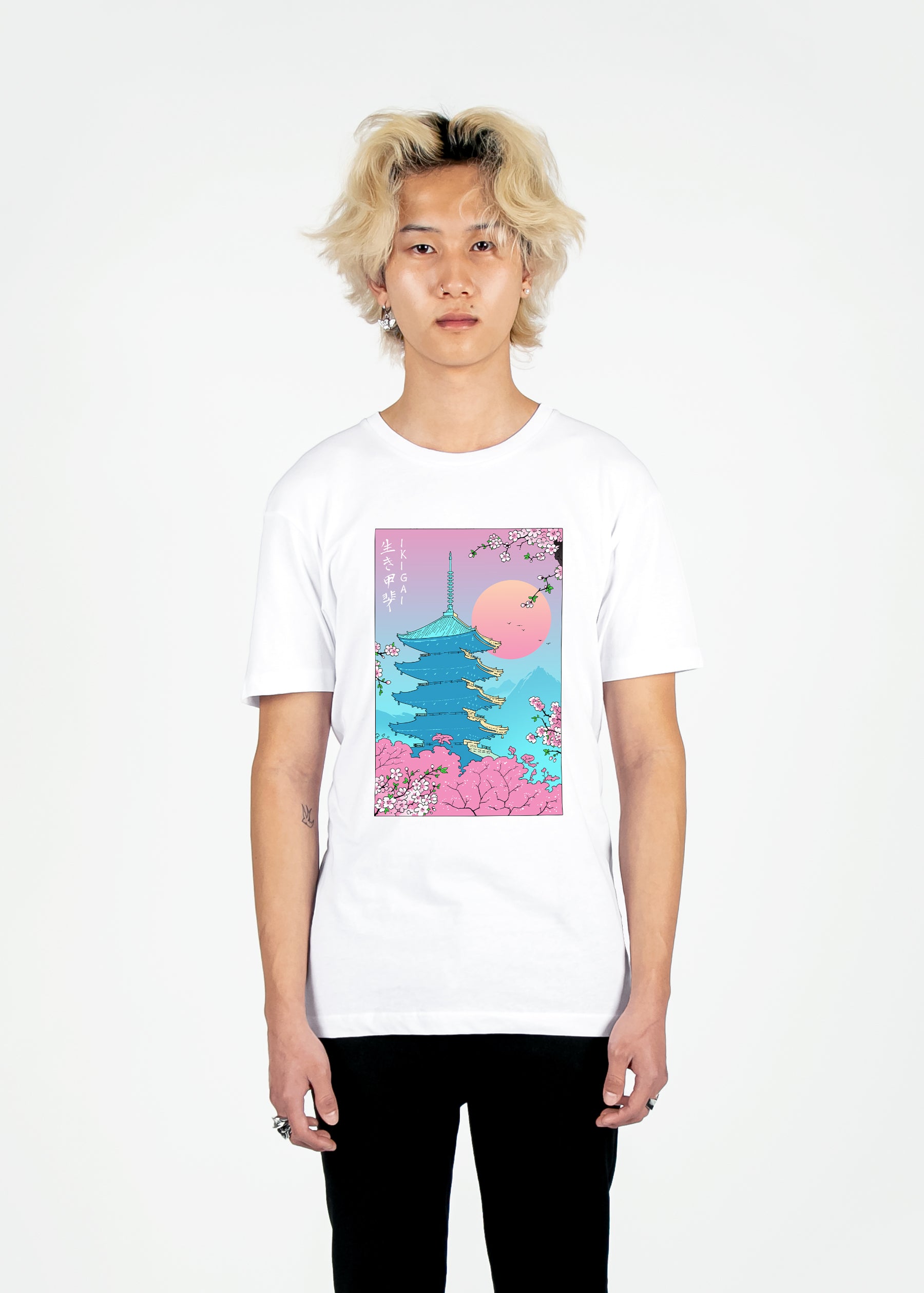 Vaporwave Pagoda Tee