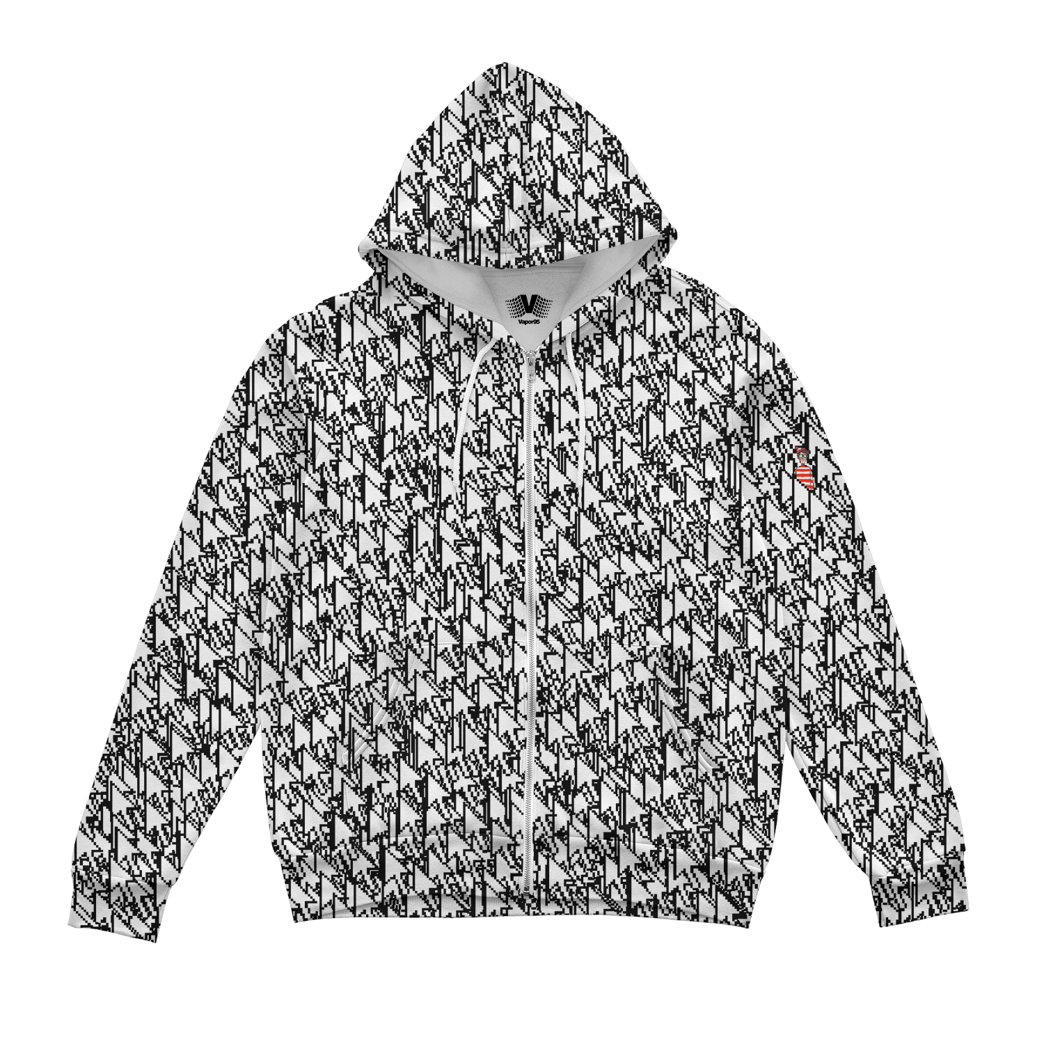 Waldo's World Zip Up Hoodie