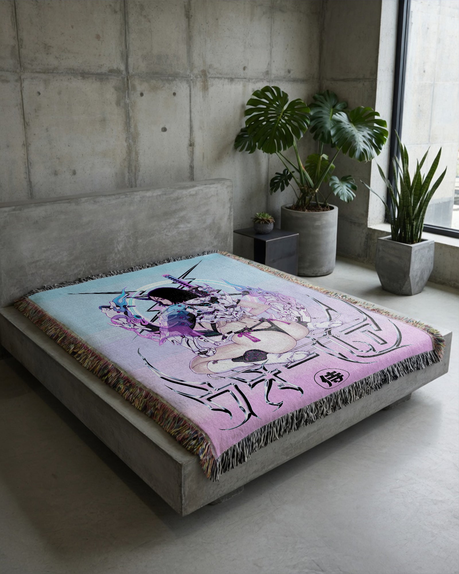 Warrior Princess Woven Blanket