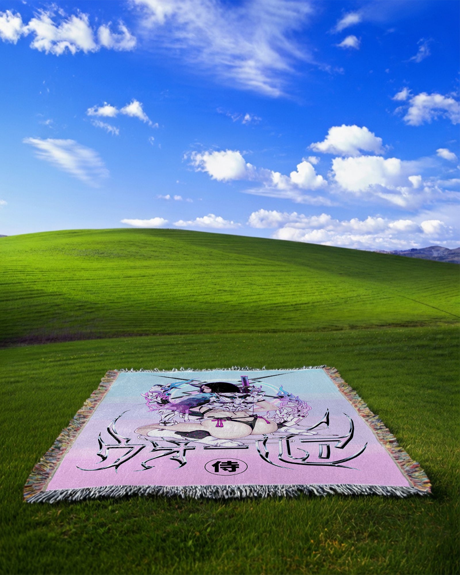 Warrior Princess Woven Blanket