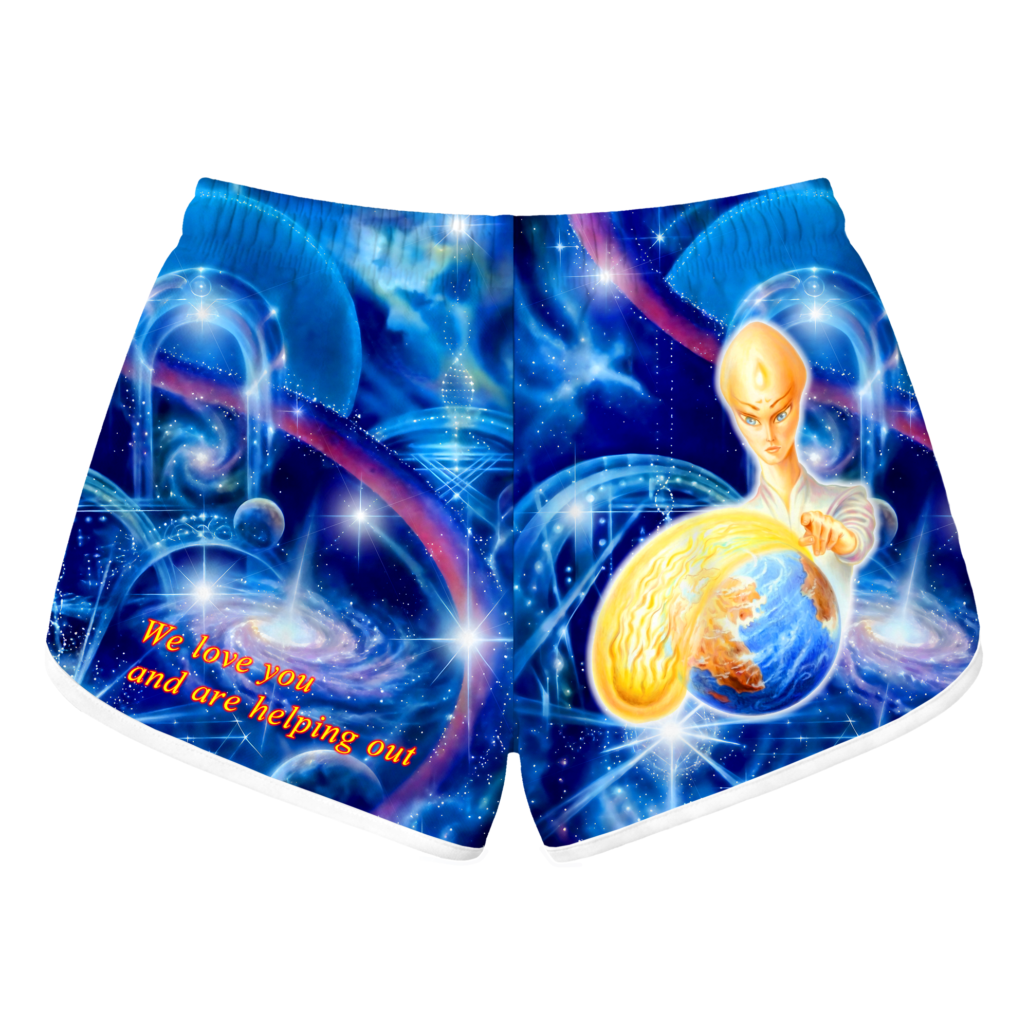 We Love You Retro Shorts