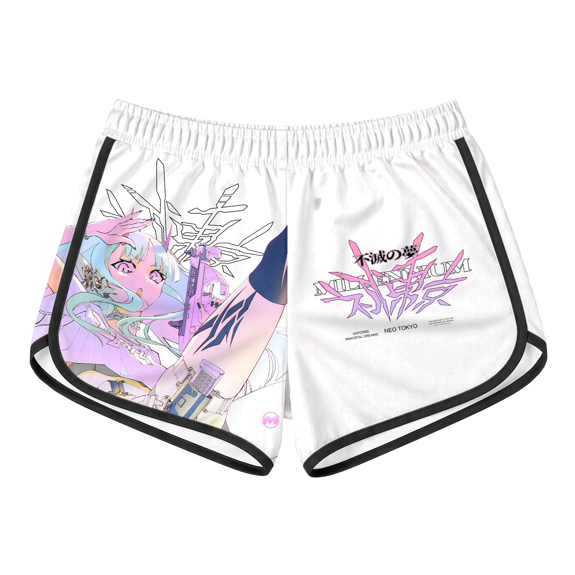 Weaponized Seduction Retro Shorts