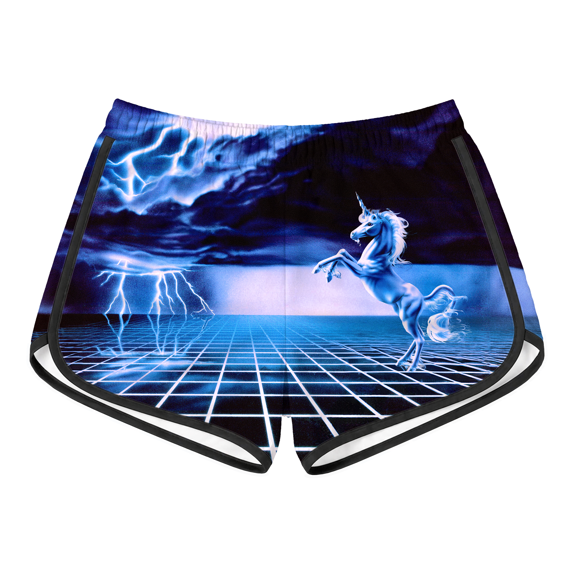 White Lightning Retro Shorts