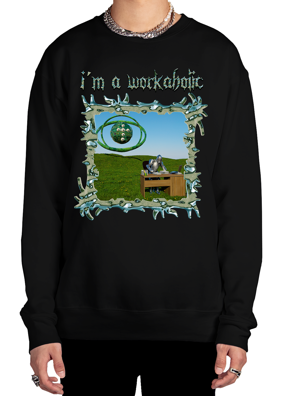 Workaholic Sweatshirt - Workaholic b Sweatshirt Man-product-mockup.png