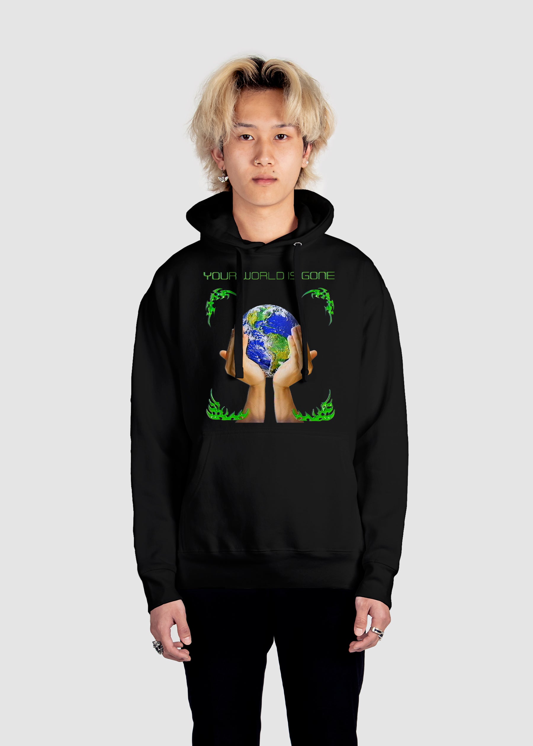 World Is Gone Hoodie - World Is Gone b Hoodie Man-mockup.jpg