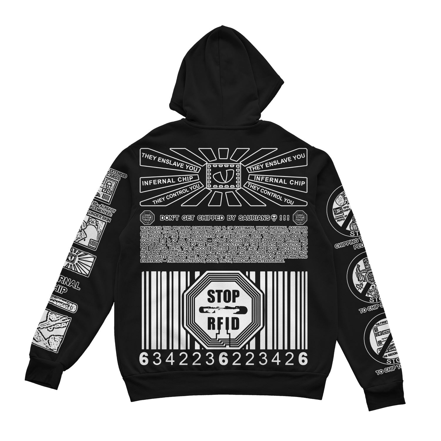 Infernal Chip Zip Up Hoodie